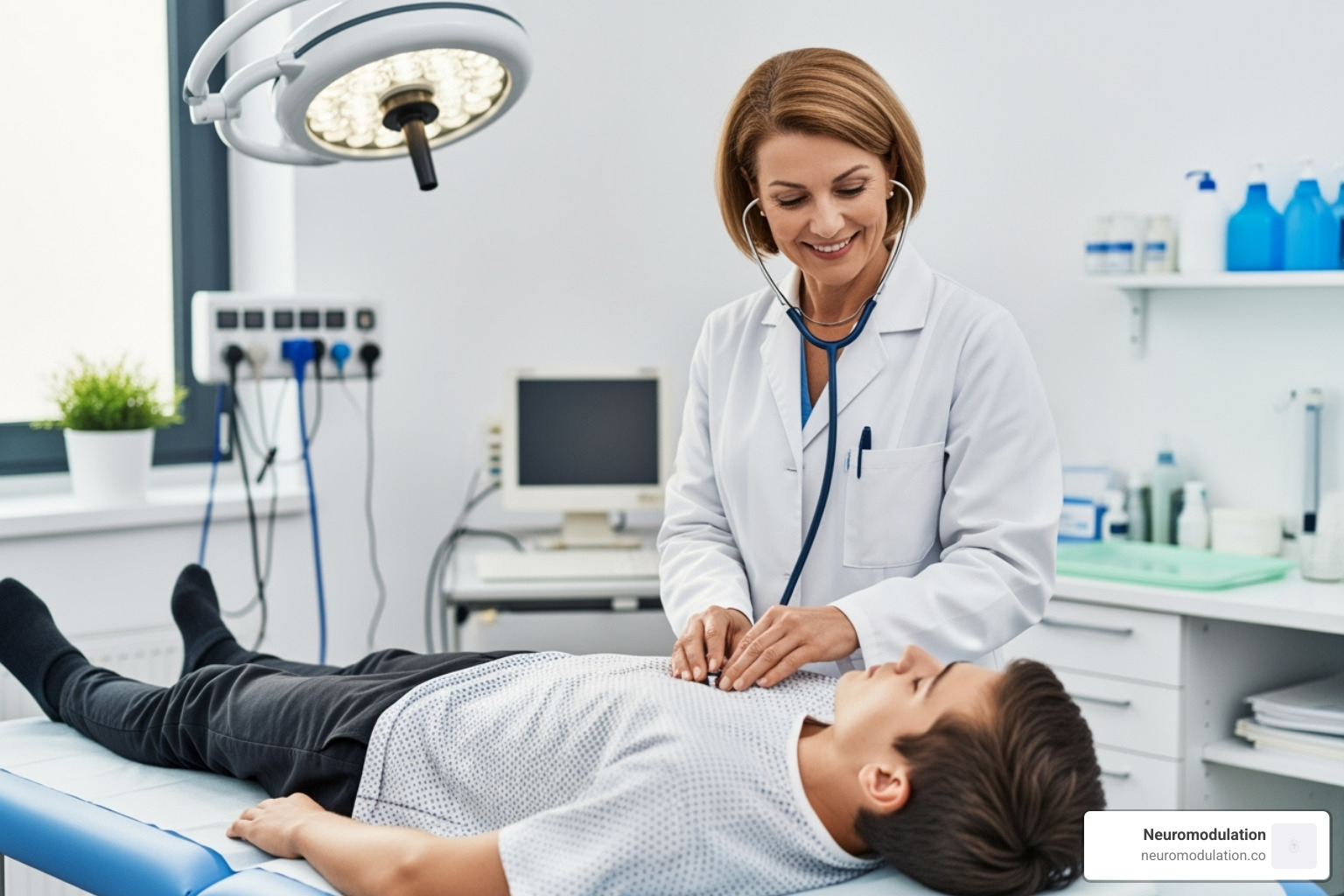 doctor performing physical examination - complex regional pain syndrome (crps)