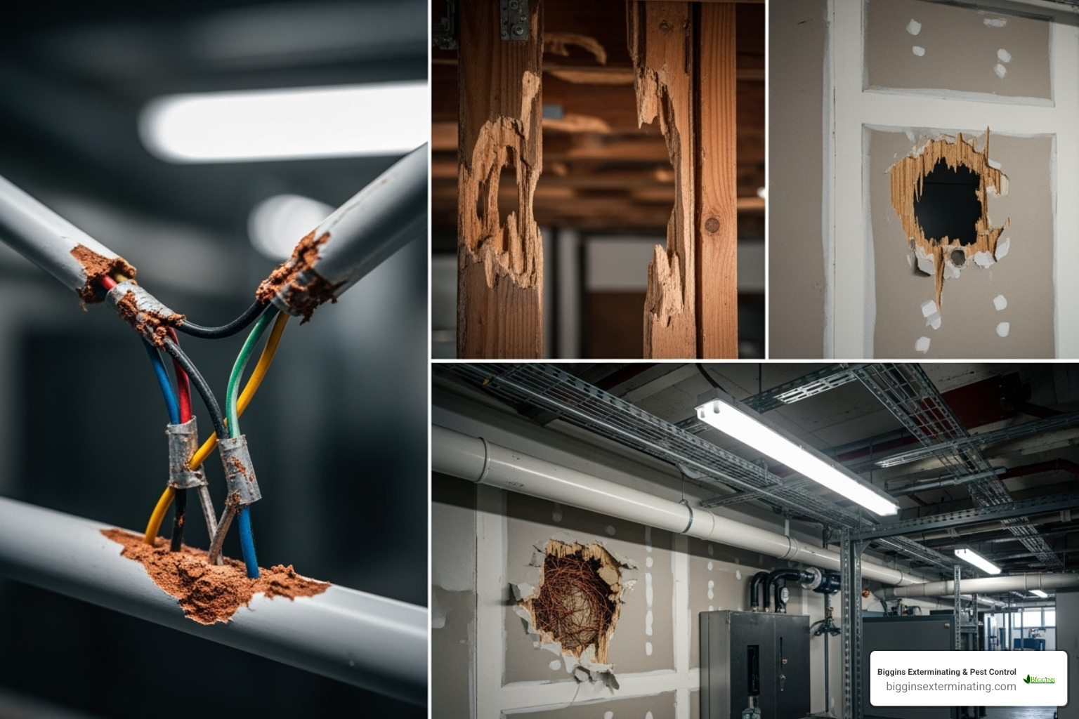 Pest damage to commercial building materials - commercial exterminating companies