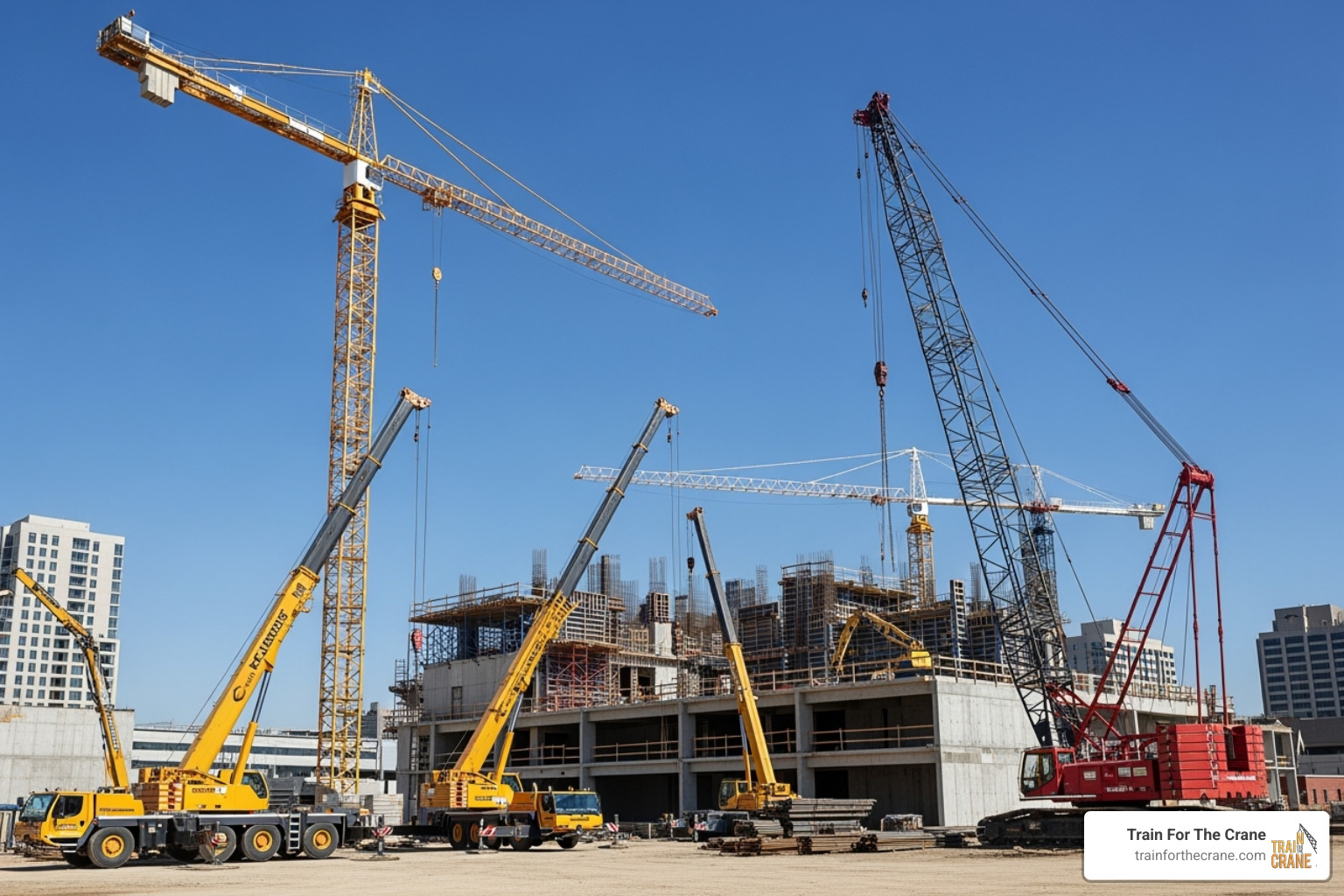different types of cranes - how to get crane certification
