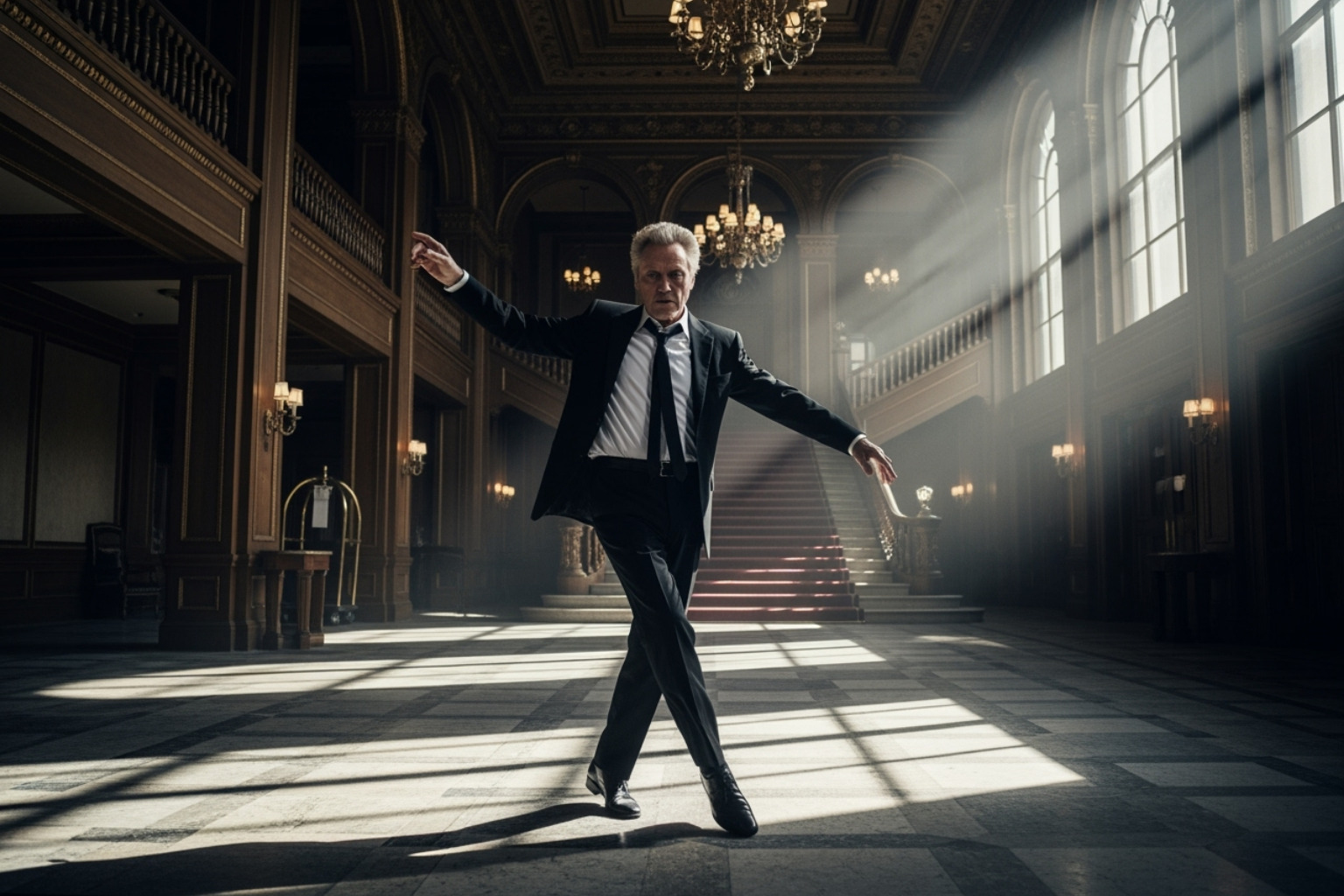 Christopher Walken in the "Weapon of Choice" music video - christopher walken
