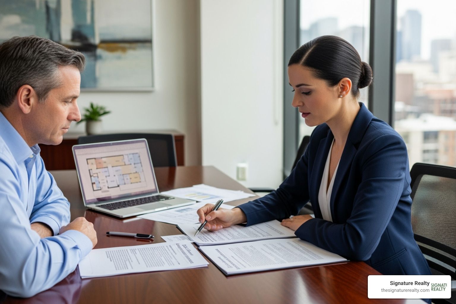 a tenant representative pointing out a clause in a lease to a client - how long does it take to negotiate a commercial lease