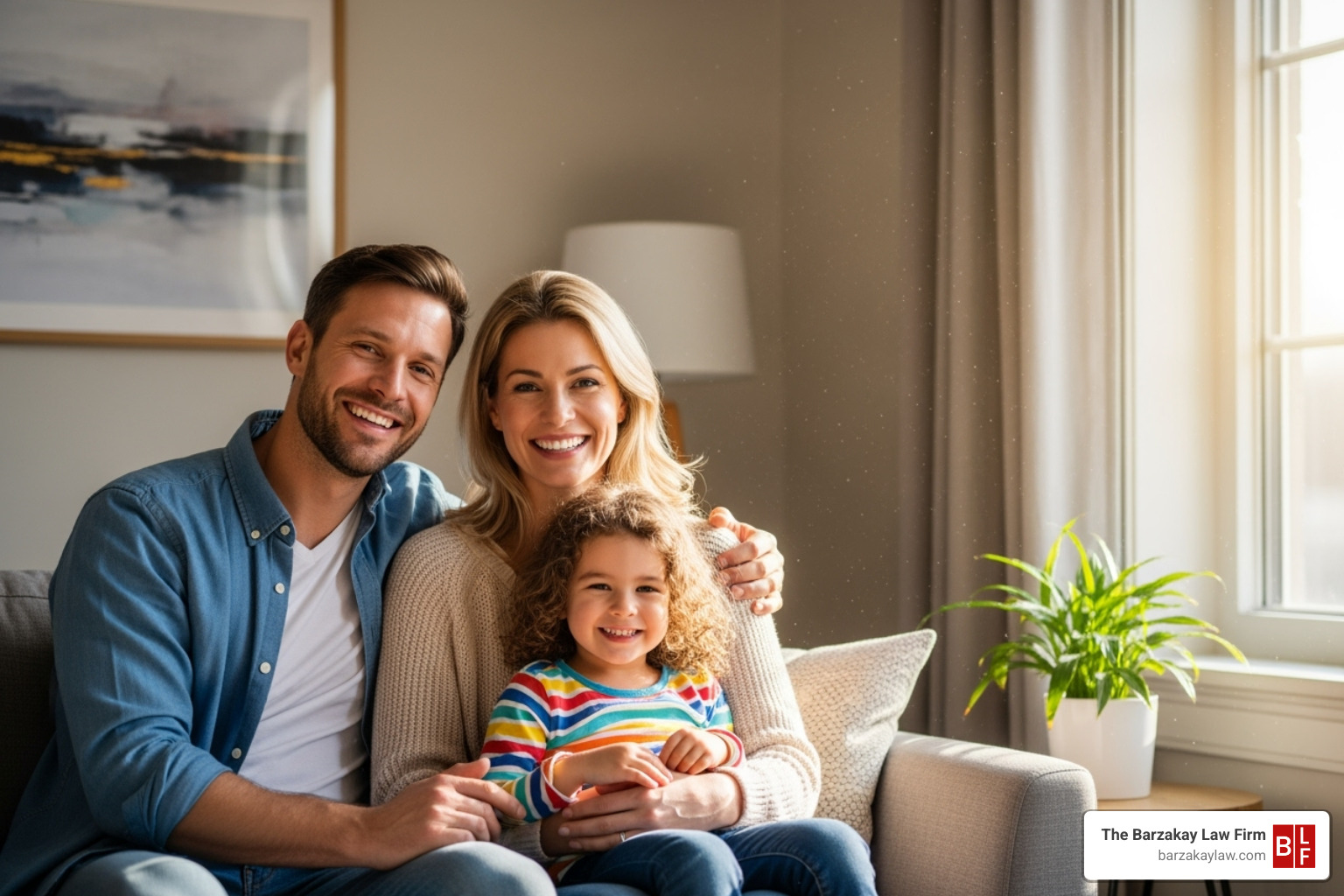 image of a family finding financial relief and peace of mind - brain injury lawyers