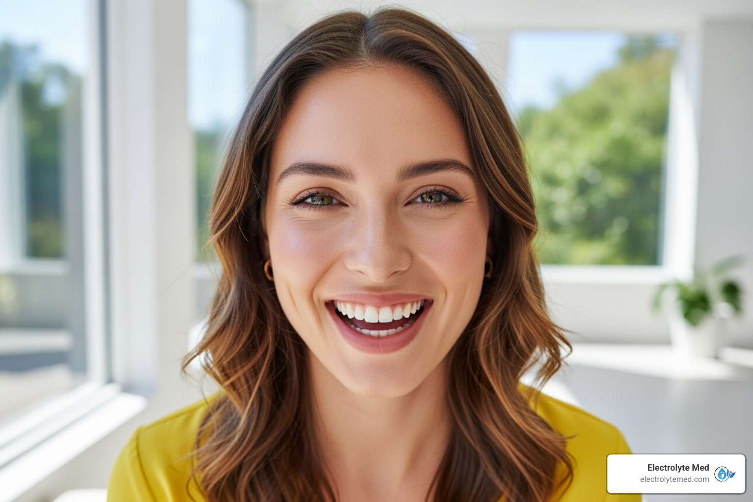 Energized person after IV therapy - iv therapy los angeles