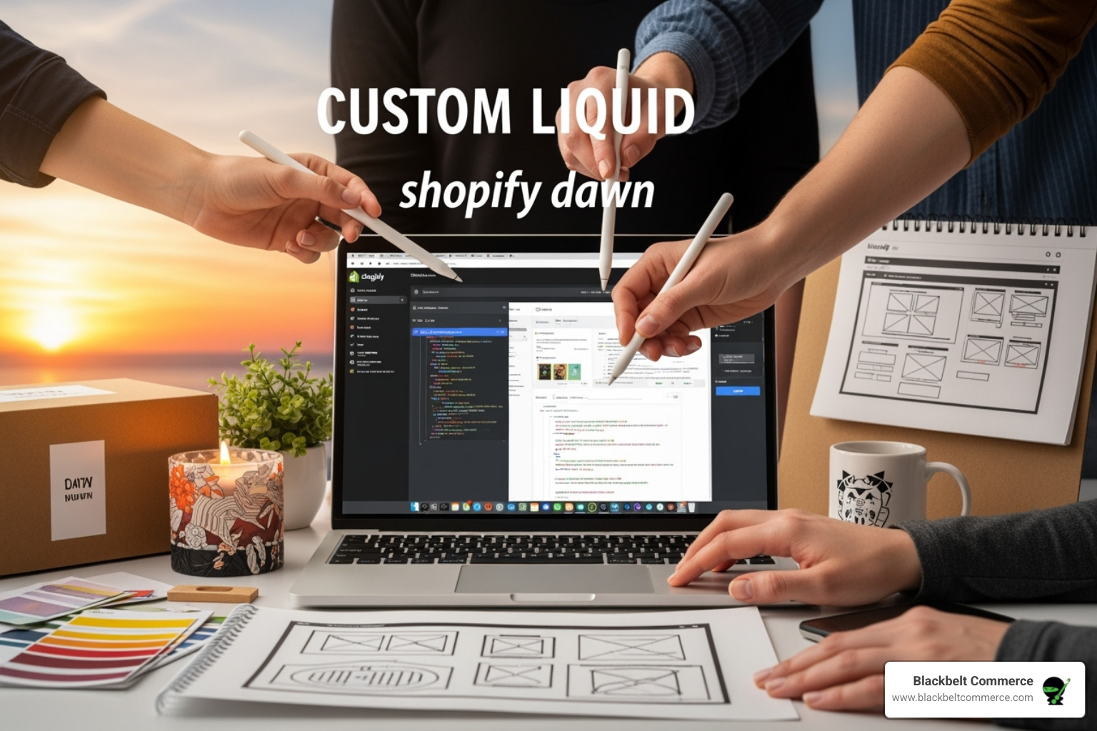 Add section menu in the Dawn theme editor - custom liquid shopify dawn