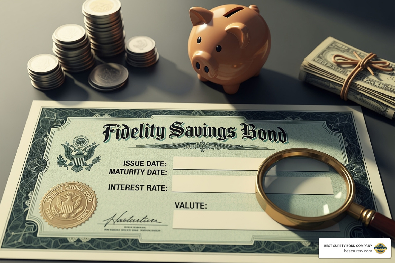 bond certificate with coupons - fidelity savings bonds