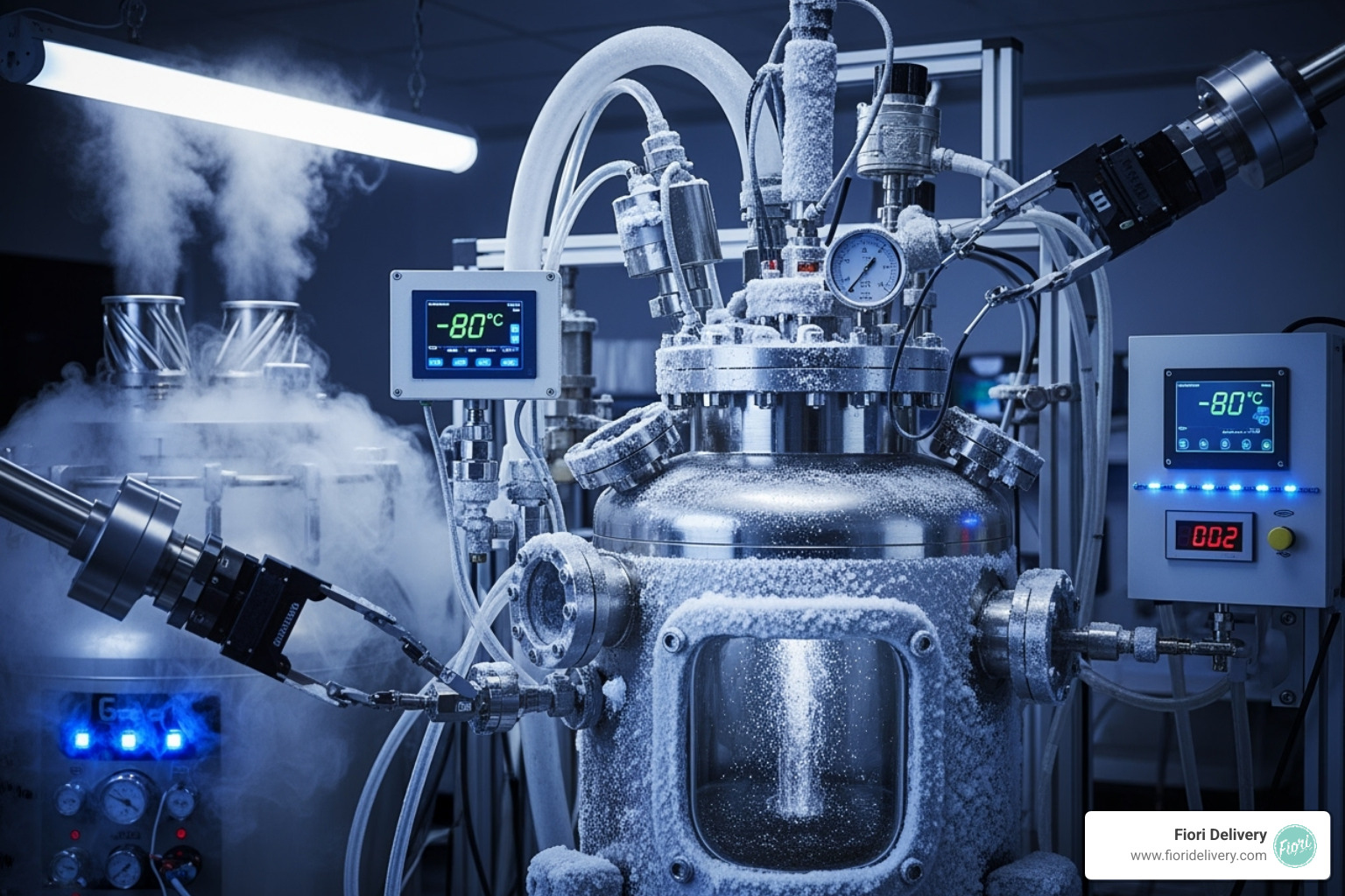 conceptual cold extraction process with frost effects - cold fire carts