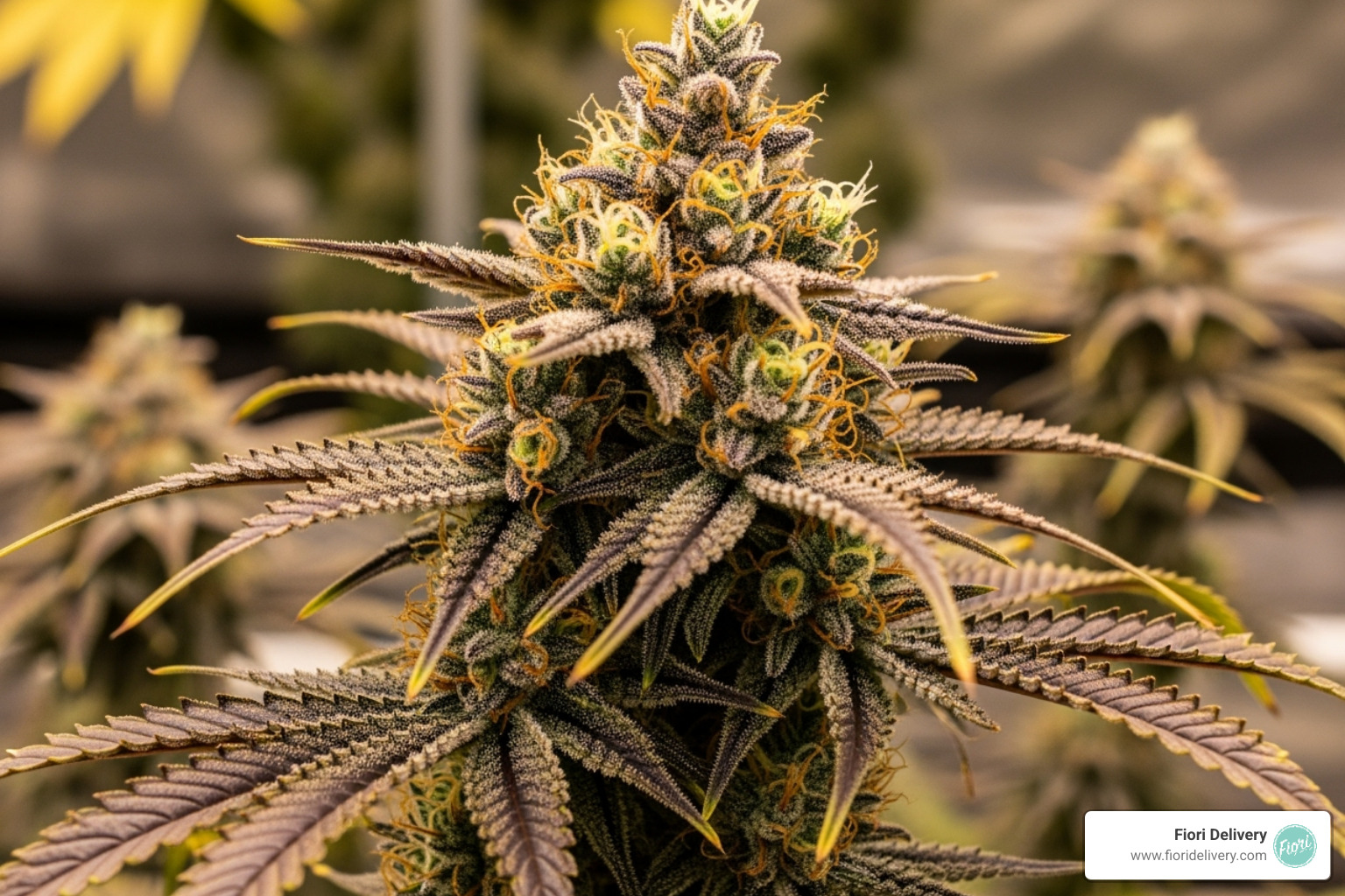 A healthy, flowering Godfather OG plant - godfather og cannabis