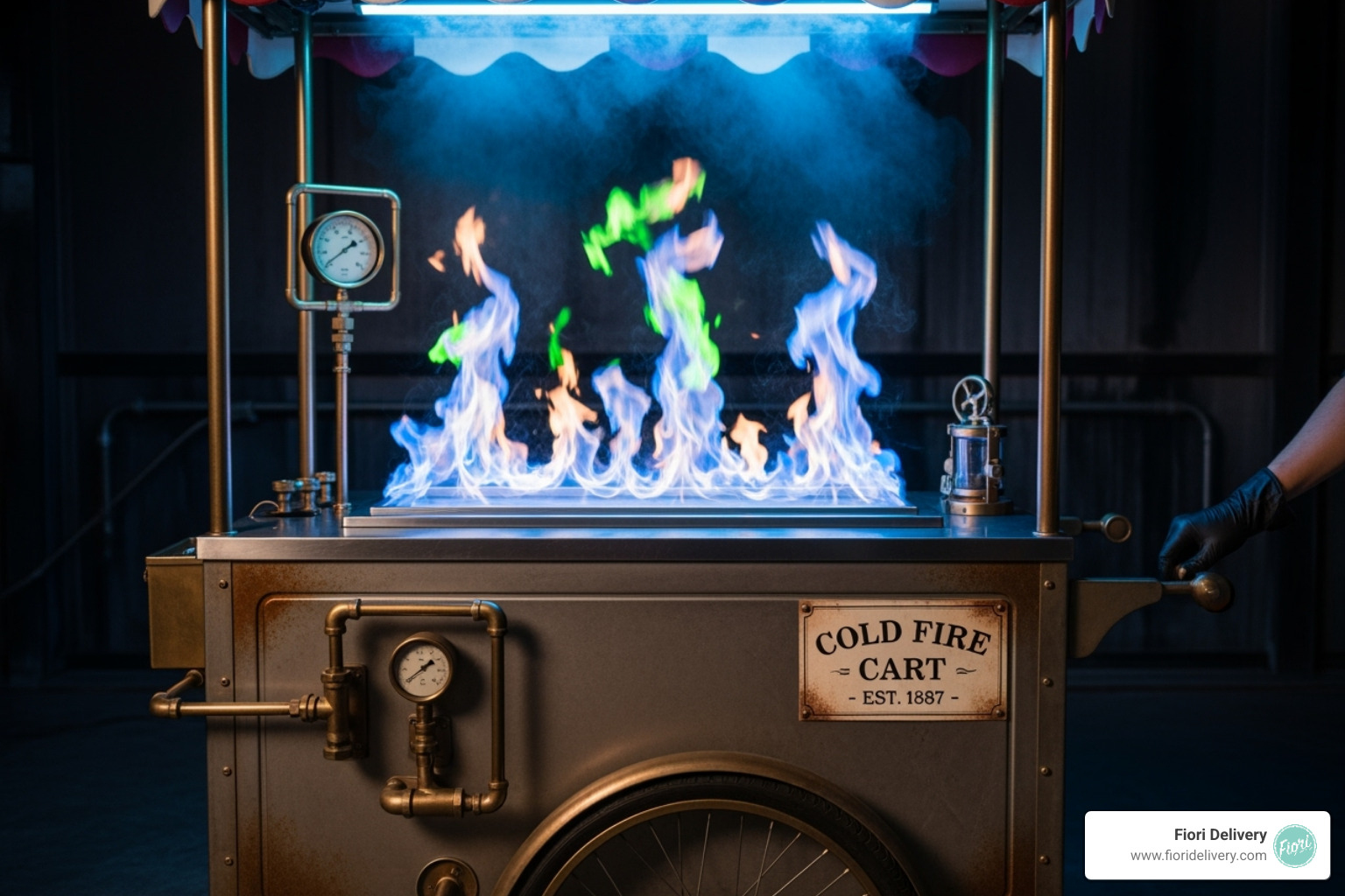 variety of Cold Fire cart boxes showcasing different strain art - cold fire carts