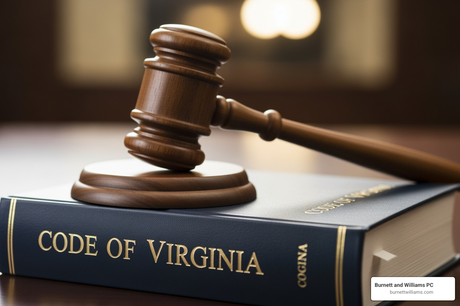 A gavel resting on a copy of the Code of Virginia, symbolizing legal authority and state-specific laws - personal injury settlement attorney A gavel resting on a copy of the Code of Virginia, symbolizing legal authority and state-specific laws - personal injury settlement attorney