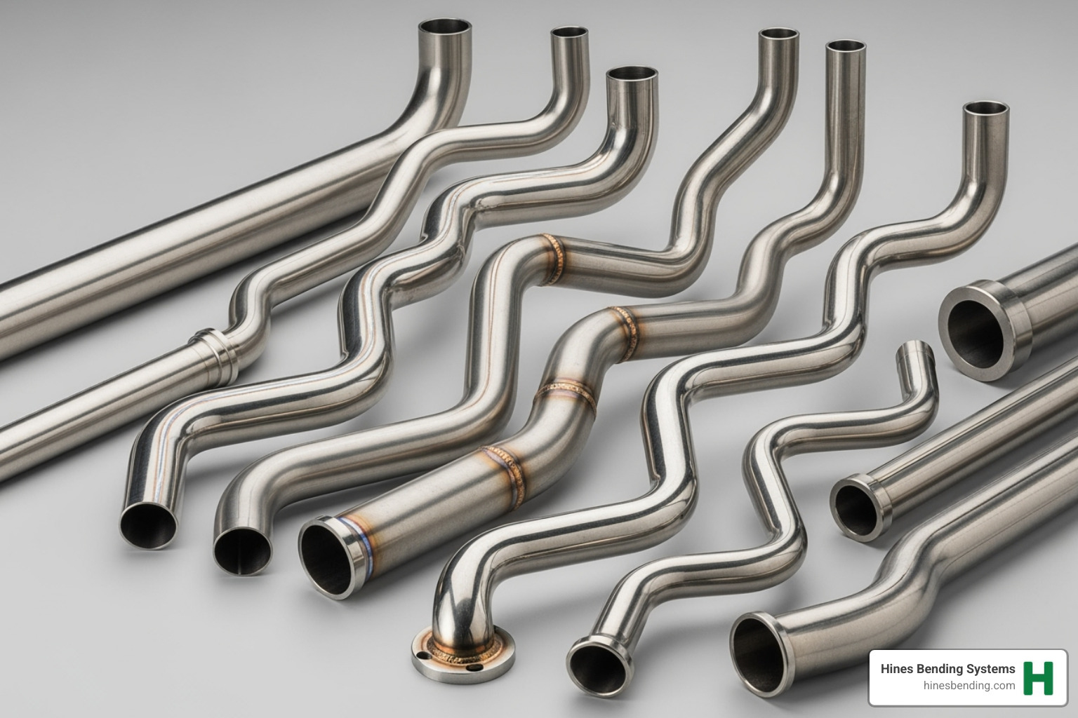 Various bent tube products for different industries - cnc electric tube bender