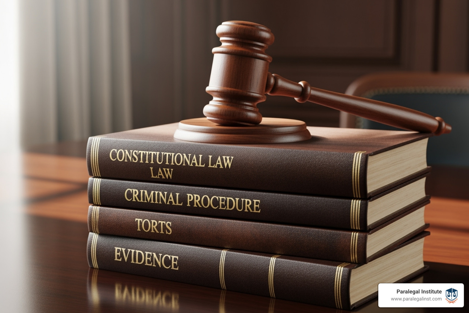 a gavel and law books, symbolizing justice - personal injury and the law of torts for paralegals