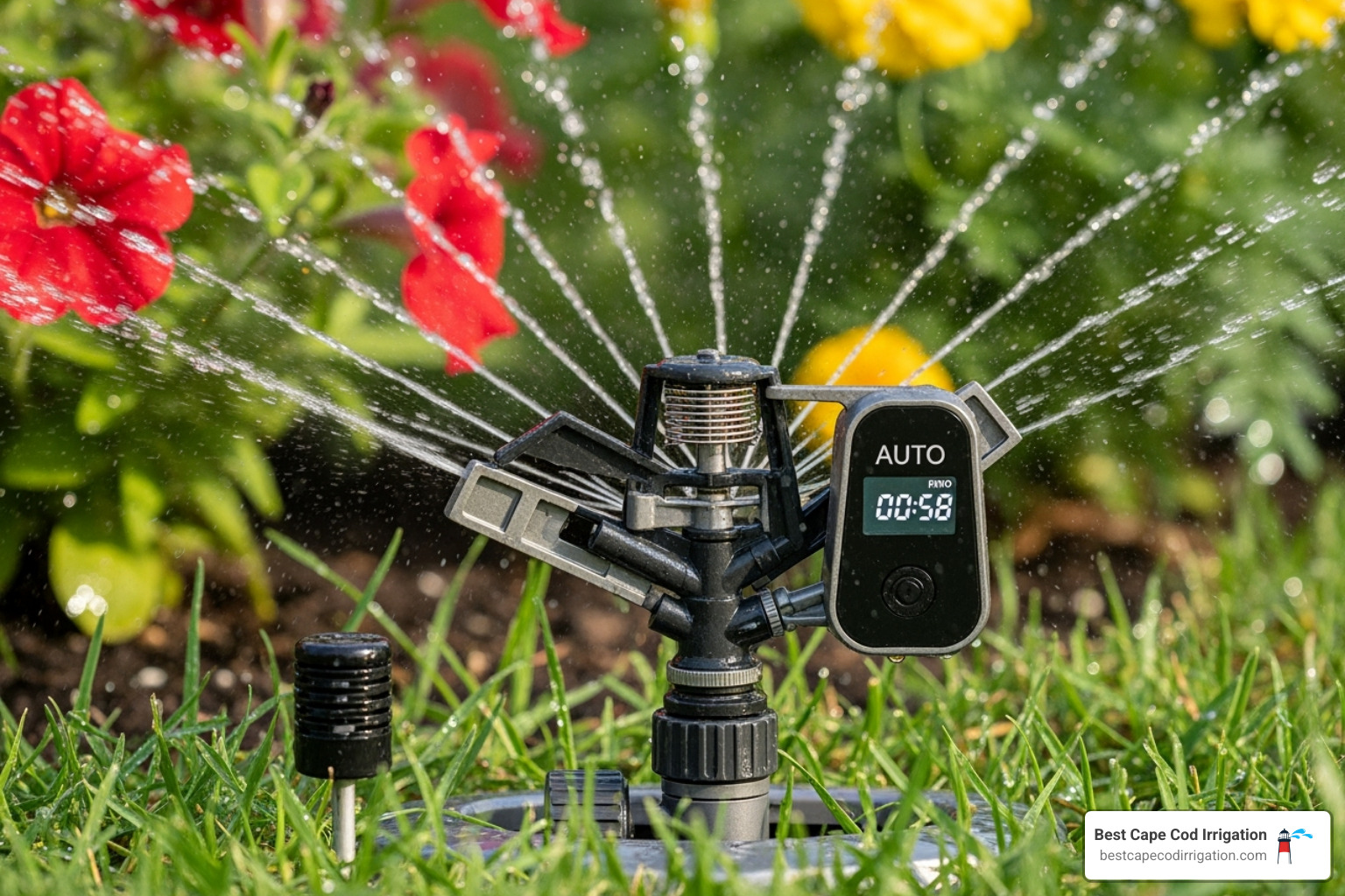 neatly installed smart controller on a garage wall, with wires tidily managed. - smart irrigation sprinkler neatly installed smart controller on a garage wall, with wires tidily managed. - smart irrigation sprinkler