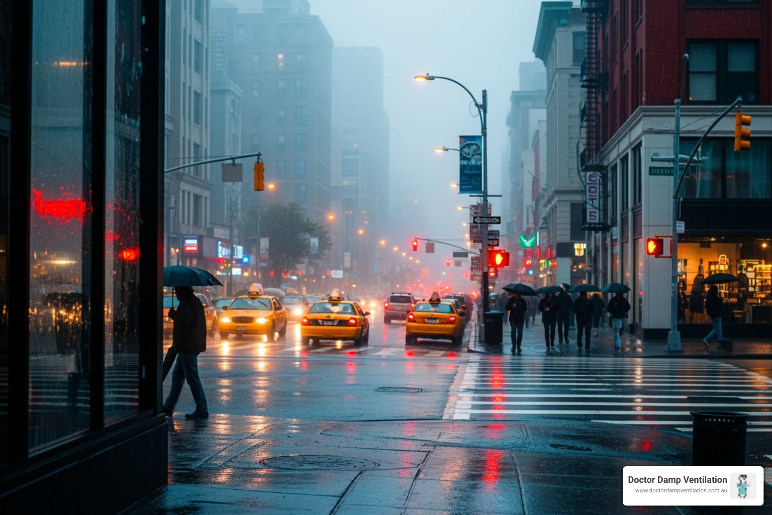 Humid, rainy day in Sydney - home mould inspection sydney