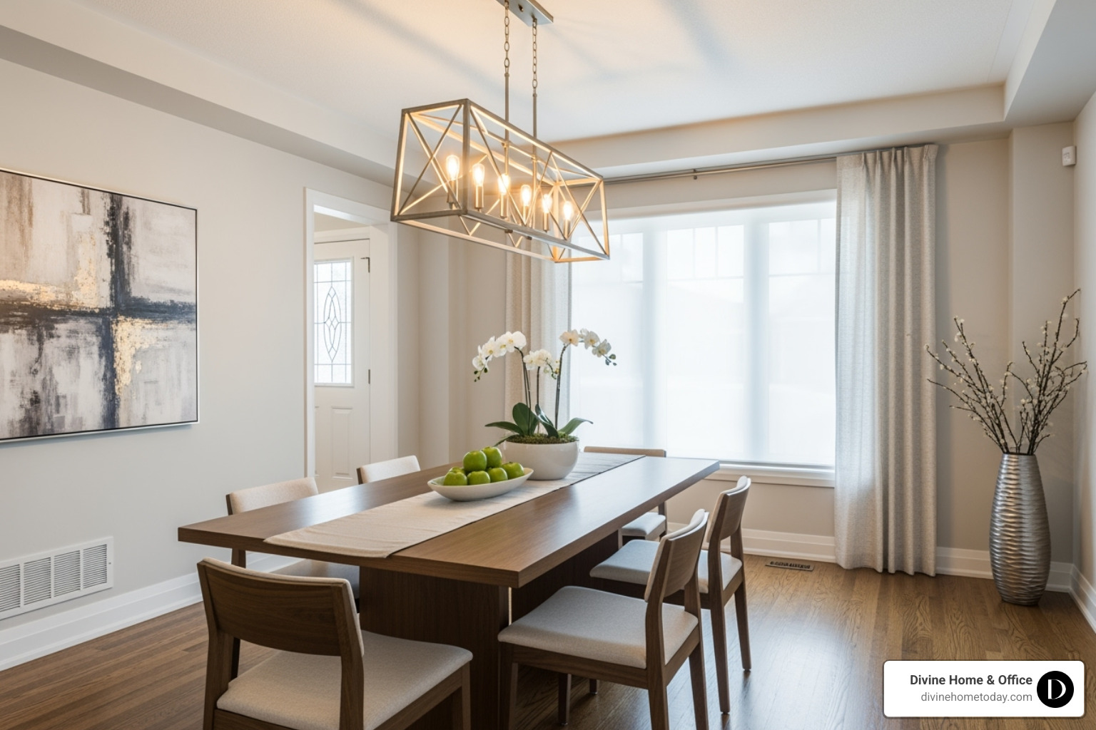 stylishly staged dining area ready for a showing - Staging company Englewood CO stylishly staged dining area ready for a showing - Staging company Englewood CO