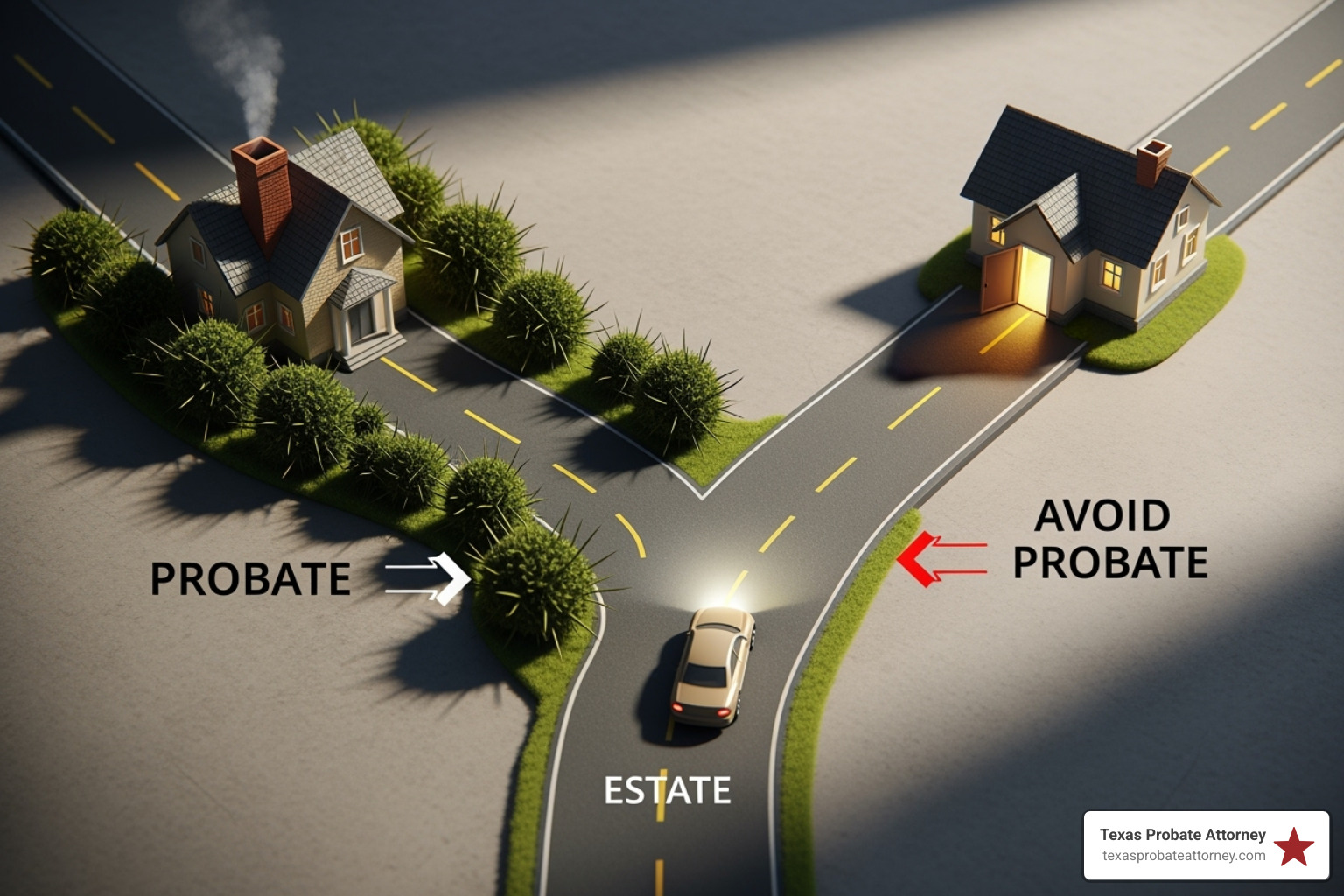 document titled "Revocable Living Trust" - How to avoid probate