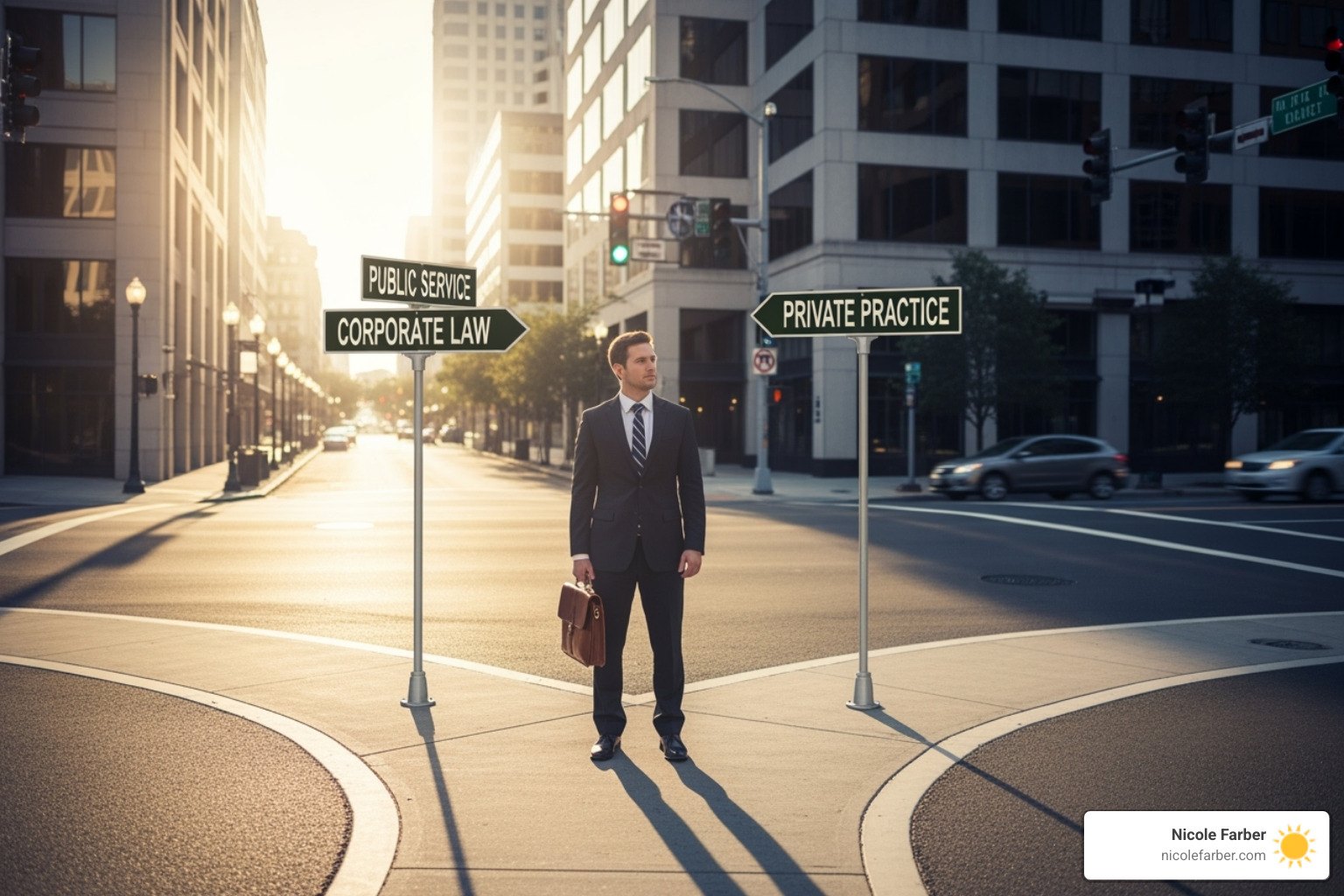 lawyer at a crossroads - business coaching for lawyers