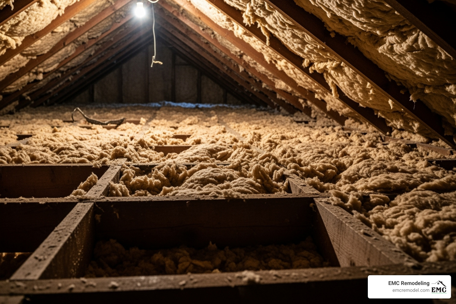 attic insulation depth - roof and attic inspection