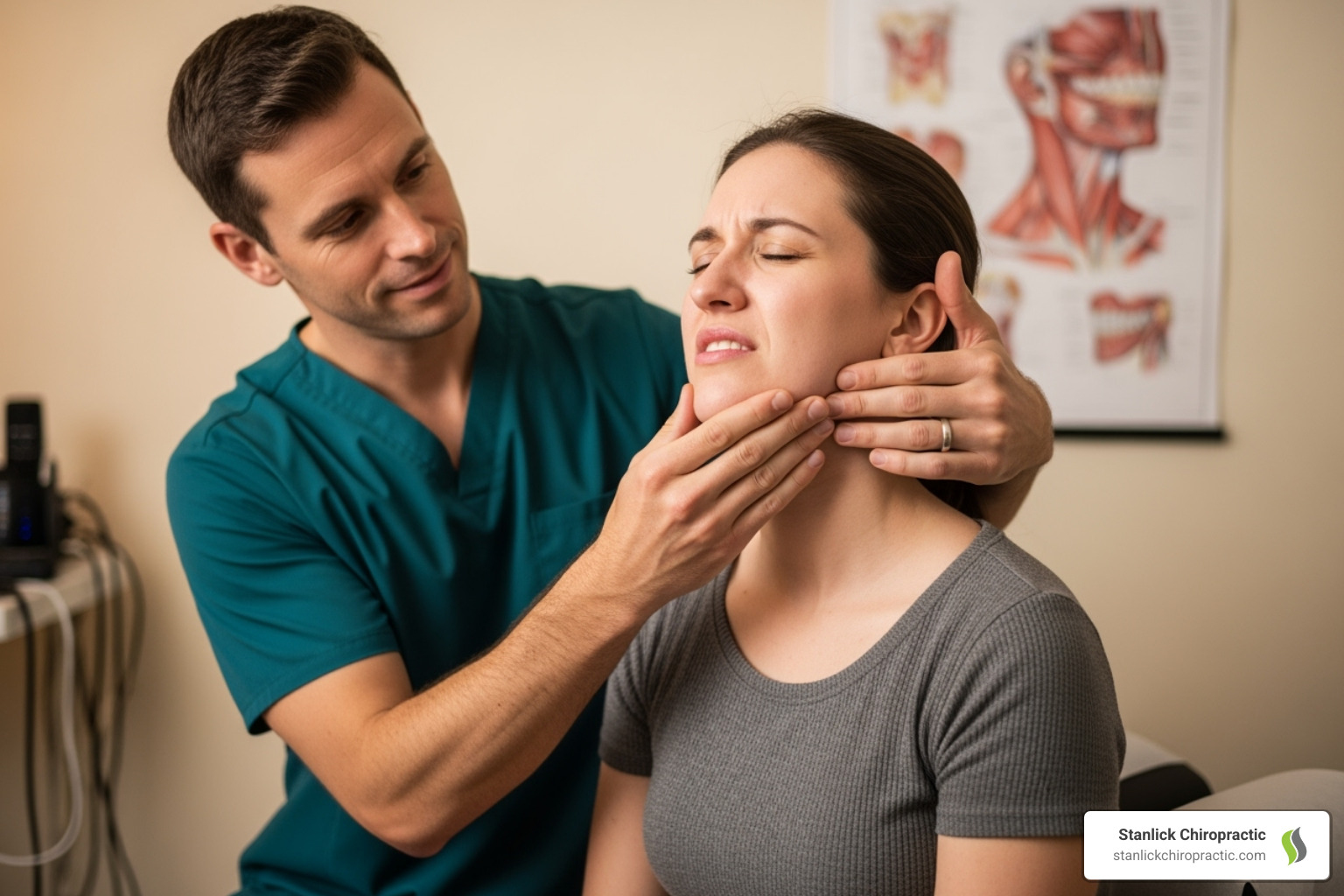 illustrating the connection between neck posture and jaw alignment - can chiropractic help TMJ illustrating the connection between neck posture and jaw alignment - can chiropractic help TMJ