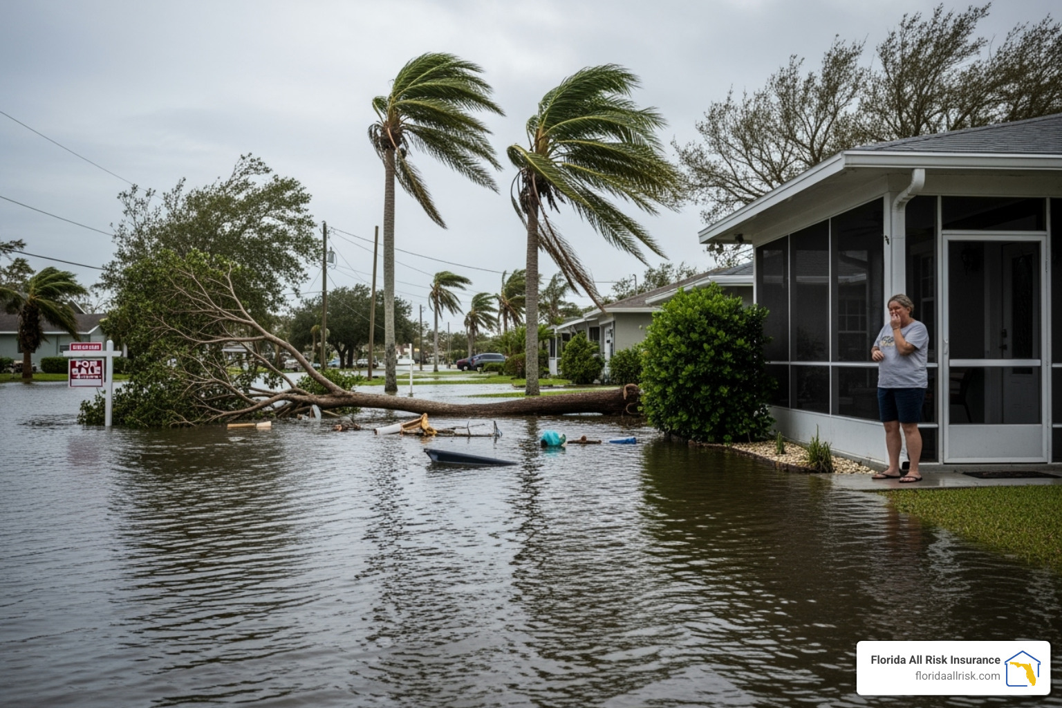 Map of Florida highlighting coastal areas and low-lying terrain - does everyone in florida need flood insurance
