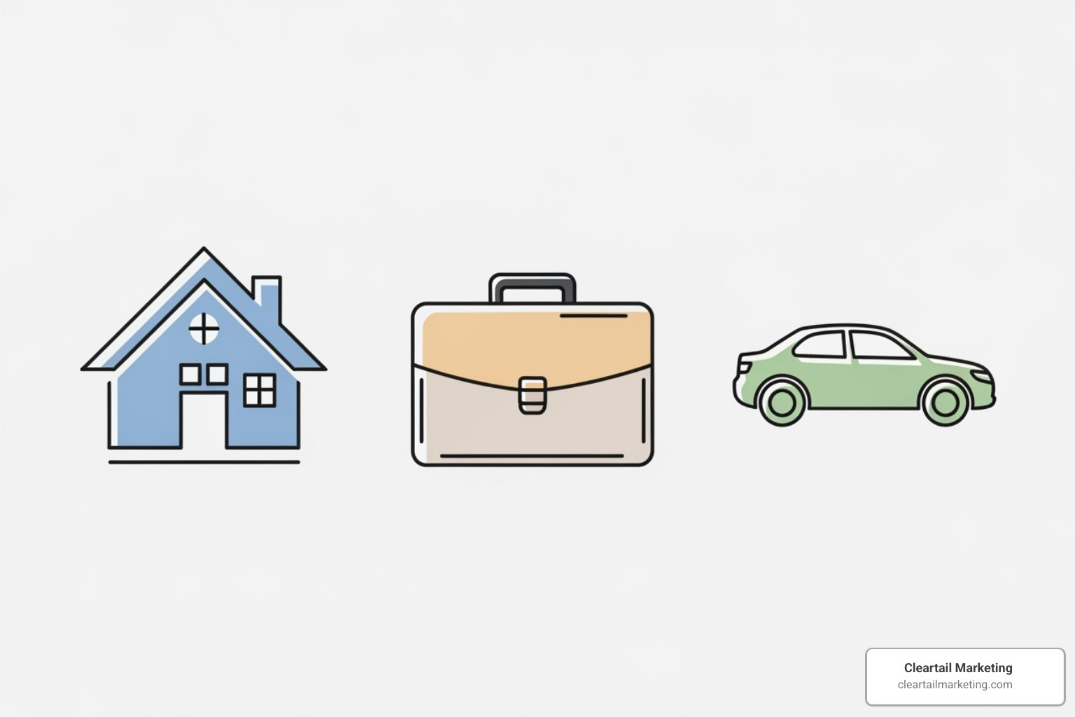 various industry icons (real estate, jobs, cars) - best ad posting sites