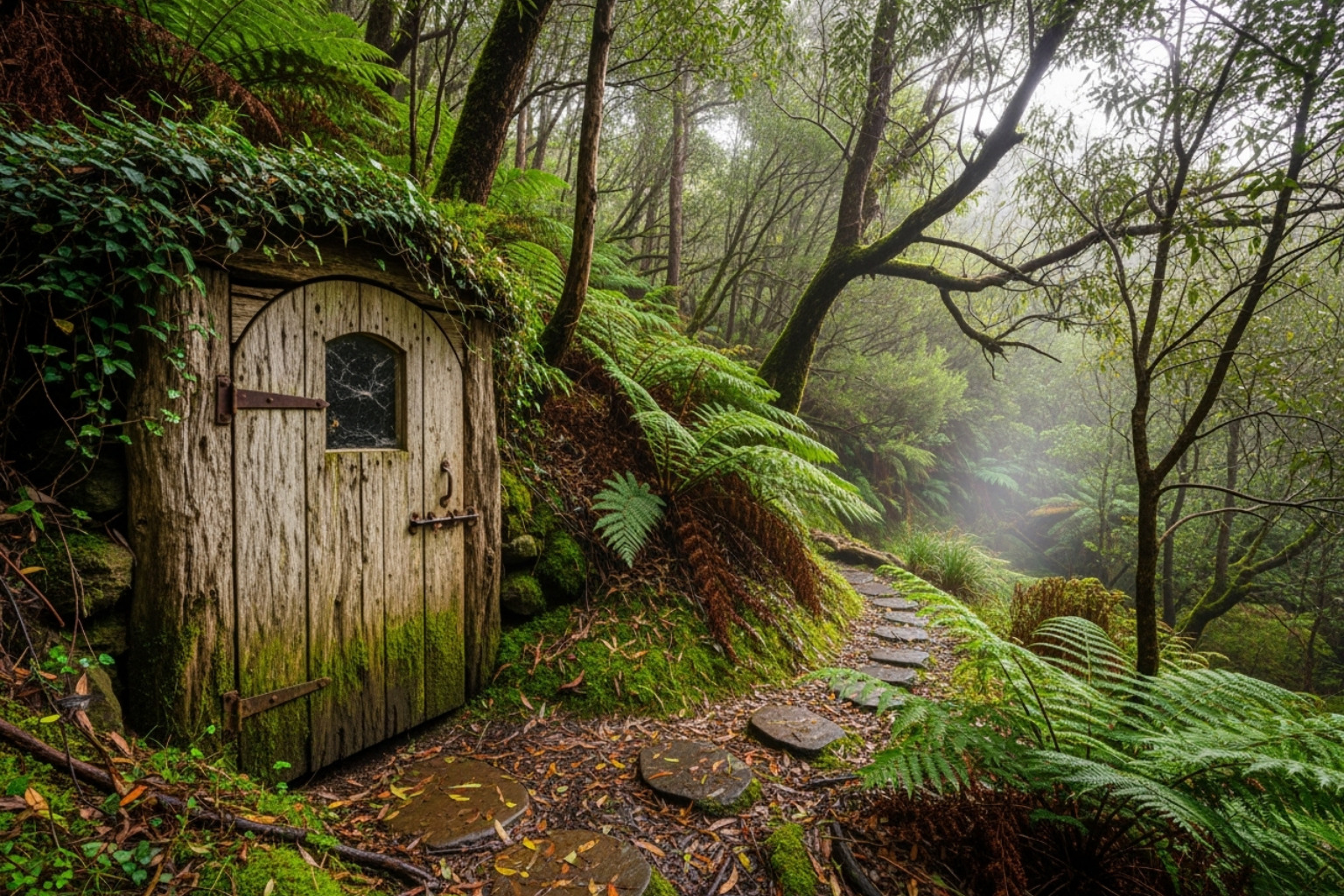 a rustic cellar door nestled in the lush Otway Ranges - great ocean road wineries