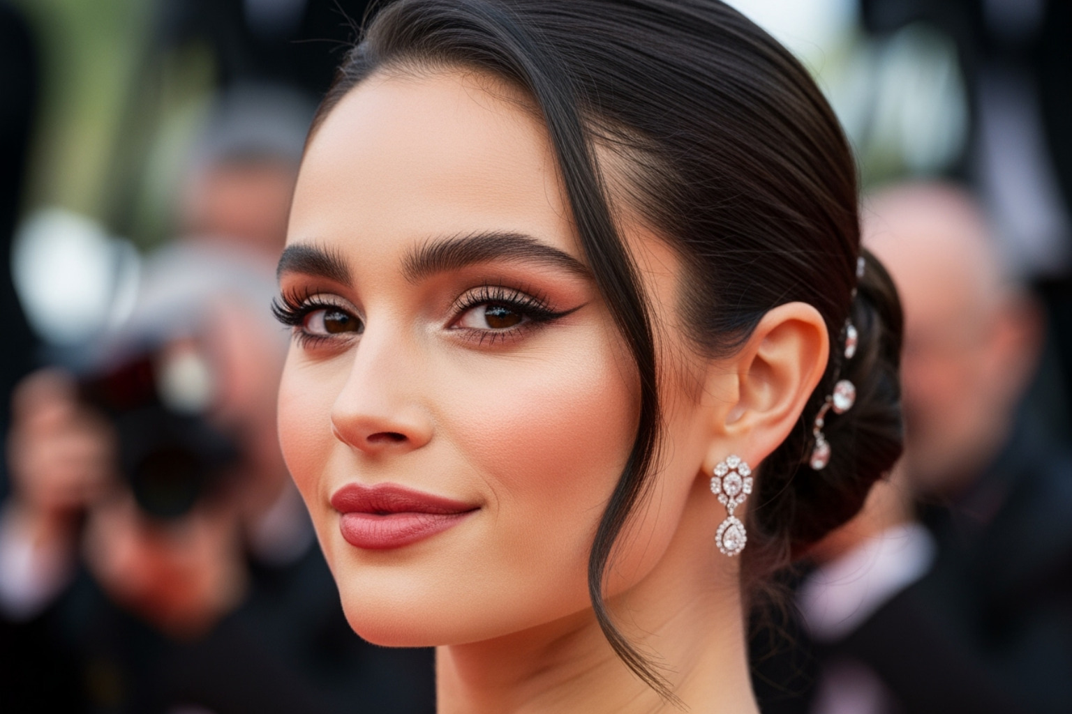 Nico Parker's beauty look at a red carpet event - nico parker