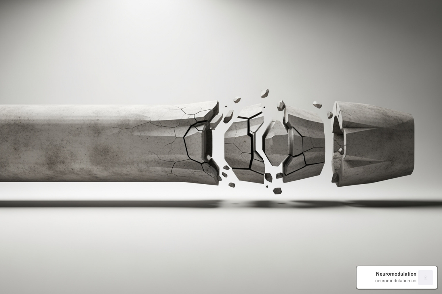 Diagram breaking down a medical term like 'neuro-modul-ation' into its parts - Treatment & Procedure Keywords