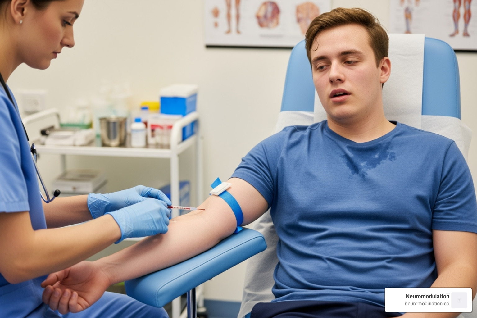 common trigger like a medical procedure or prolonged standing - vagal response