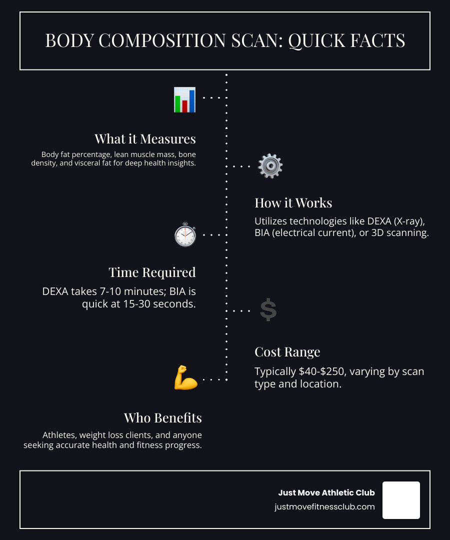 Infographic showing the visual difference between one pound of muscle tissue and one pound of fat tissue, with muscle appearing much more compact and dense, alongside key body composition metrics including body fat percentage ranges for men and women, visceral fat danger zones, and the metabolic benefits of increased muscle mass - body composition scan infographic infographic-line-5-steps-dark Infographic showing the visual difference between one pound of muscle tissue and one pound of fat tissue, with muscle appearing much more compact and dense, alongside key body composition metrics including body fat percentage ranges for men and women, visceral fat danger zones, and the metabolic benefits of increased muscle mass - body composition scan infographic infographic-line-5-steps-dark