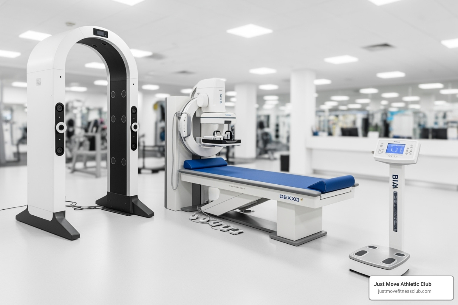3D body scanner, a DEXA machine, and a BIA scale side-by-side - body composition scan 3D body scanner, a DEXA machine, and a BIA scale side-by-side - body composition scan