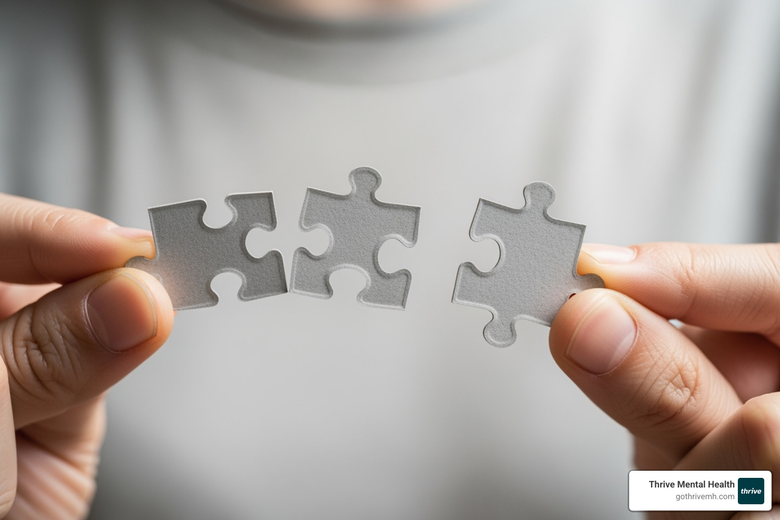 A person comparing different puzzle pieces labeled HMO, PPO, Bronze, Silver - individual health insurance