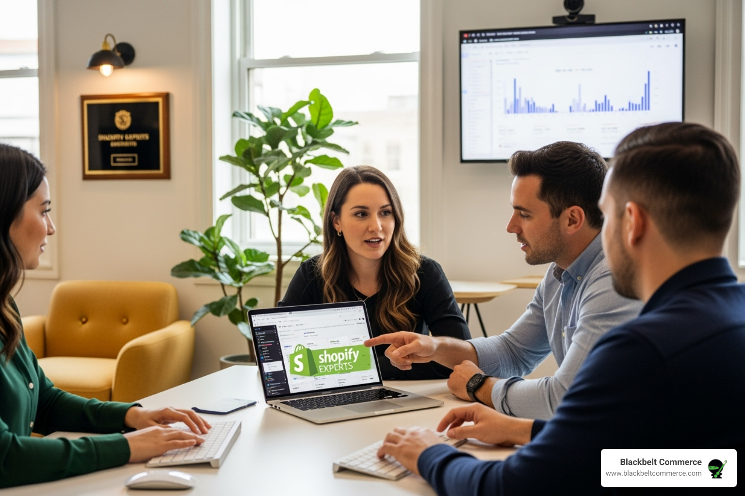 collage showcasing different services: design mockups, code, marketing analytics, and a mobile app - Shopify Experts agency collage showcasing different services: design mockups, code, marketing analytics, and a mobile app - Shopify Experts agency