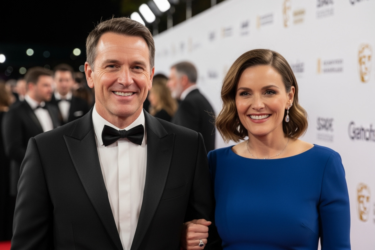 David Corenswet at a public event with his wife, Julia Best Warner - david corenswet