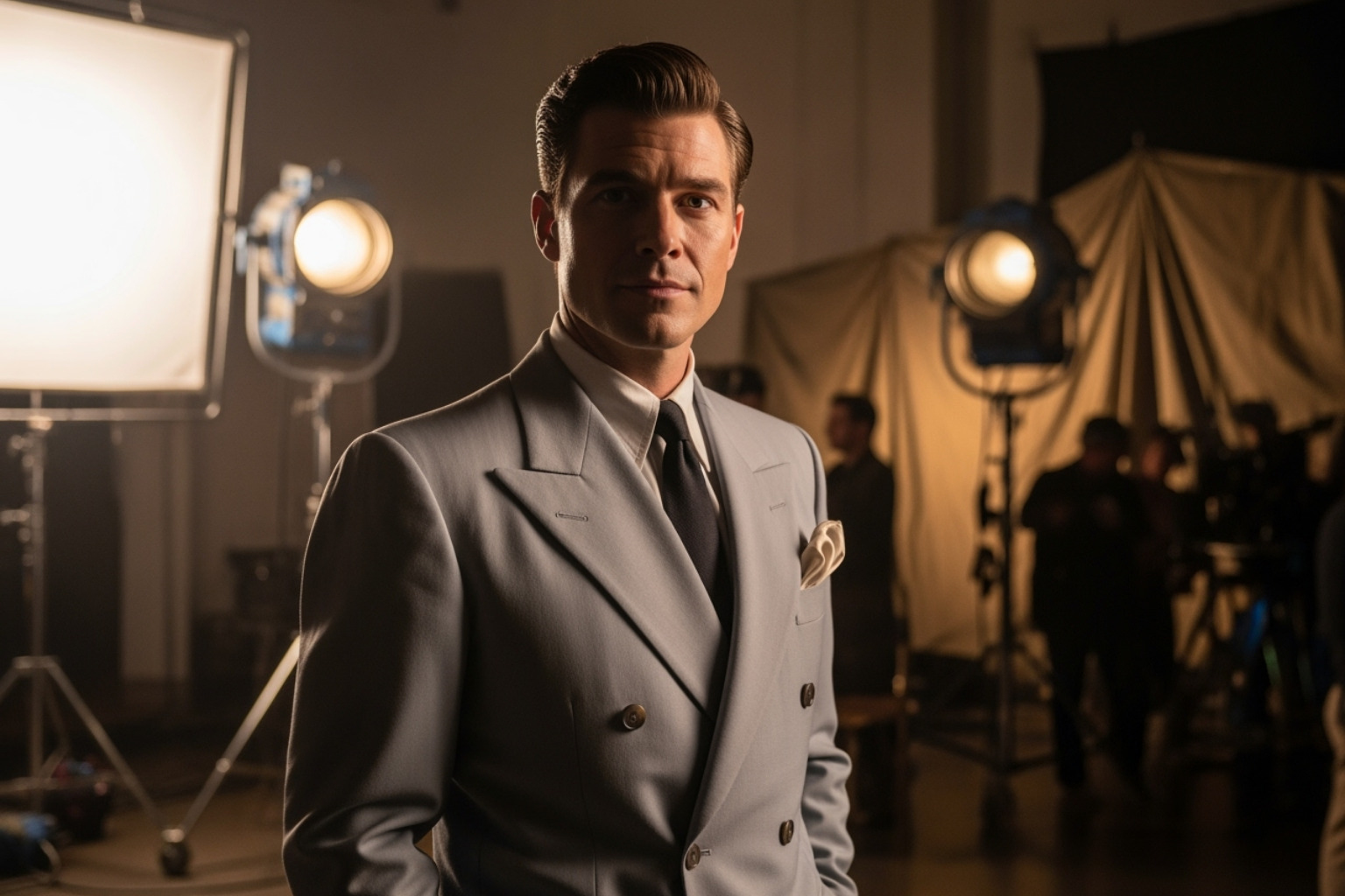 David Corenswet in character for the Netflix series 'Hollywood', showcasing his strong screen presence - david corenswet movies and tv shows
