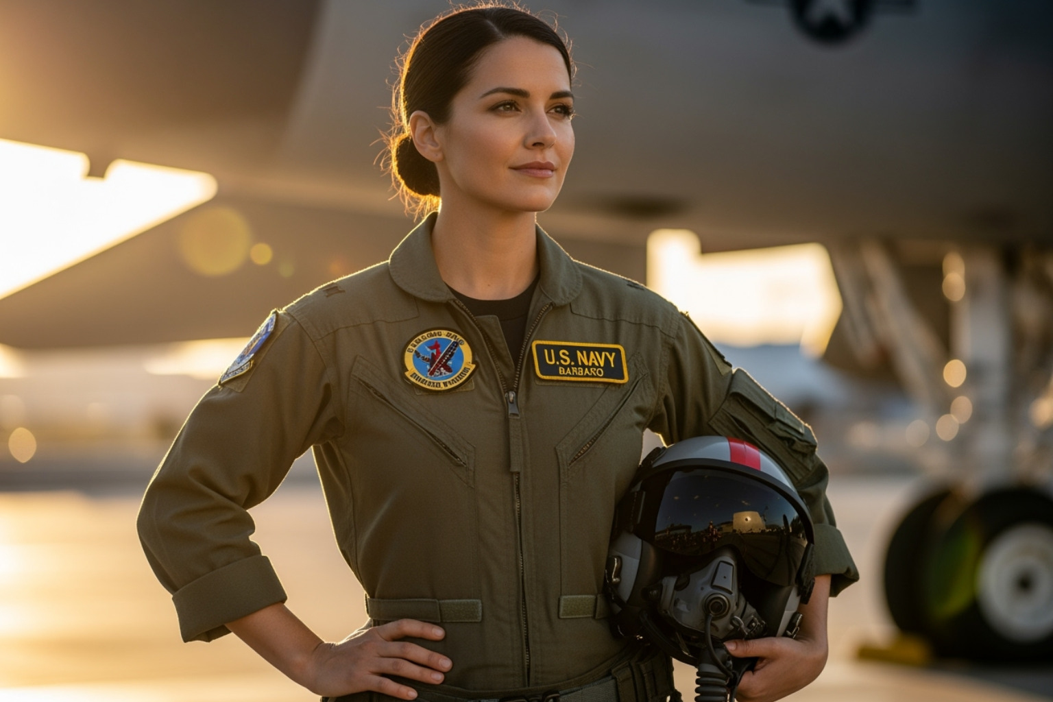 Monica Barbaro in a flight suit - monica barbaro movies and tv shows
