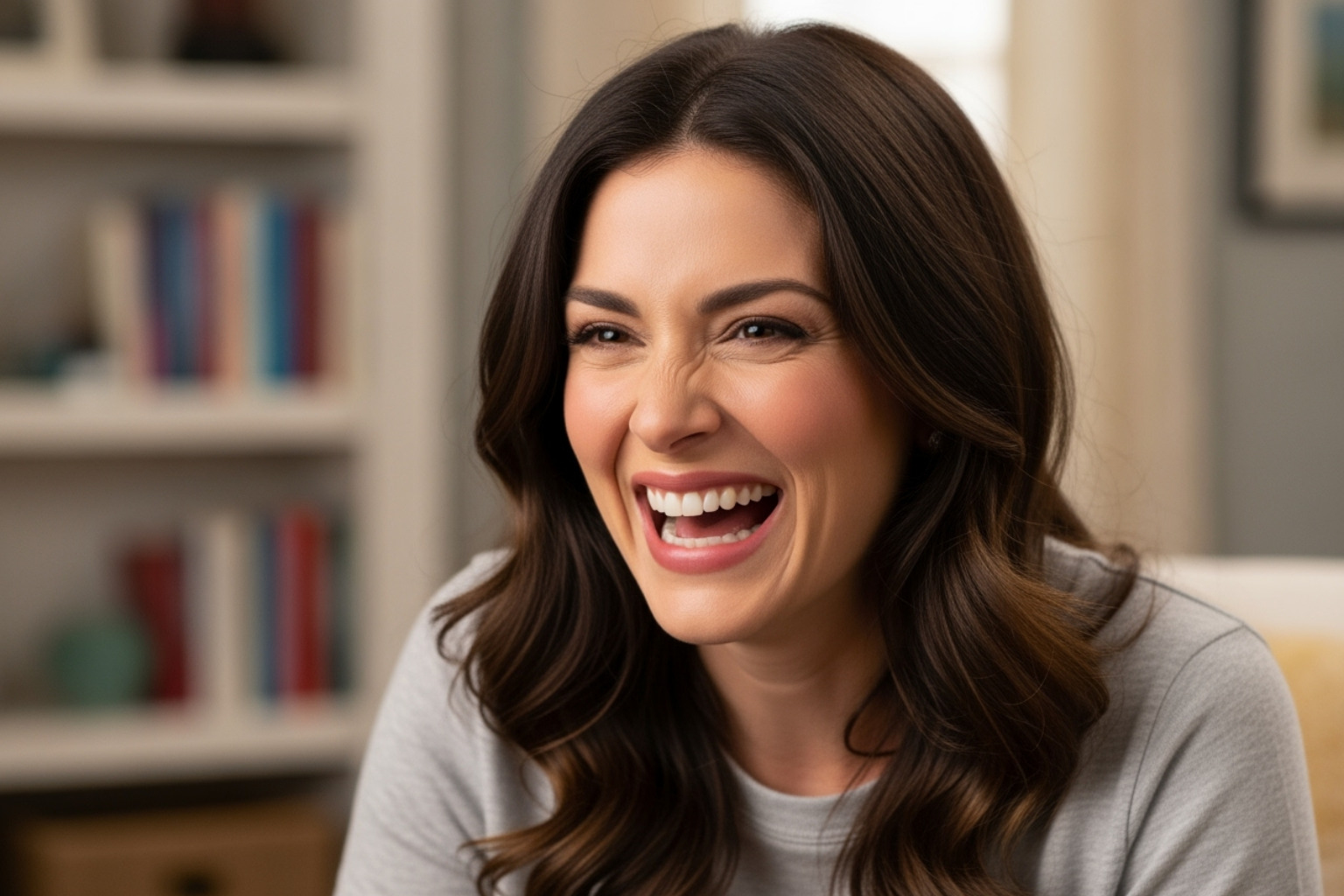 Monica Barbaro in a comedic TV scene - monica barbaro movies and tv shows