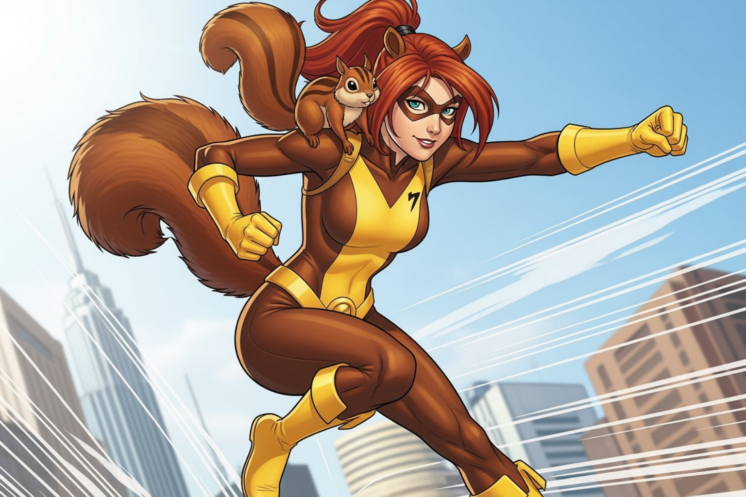 the character Squirrel Girl from Marvel Rising - milana vayntrub