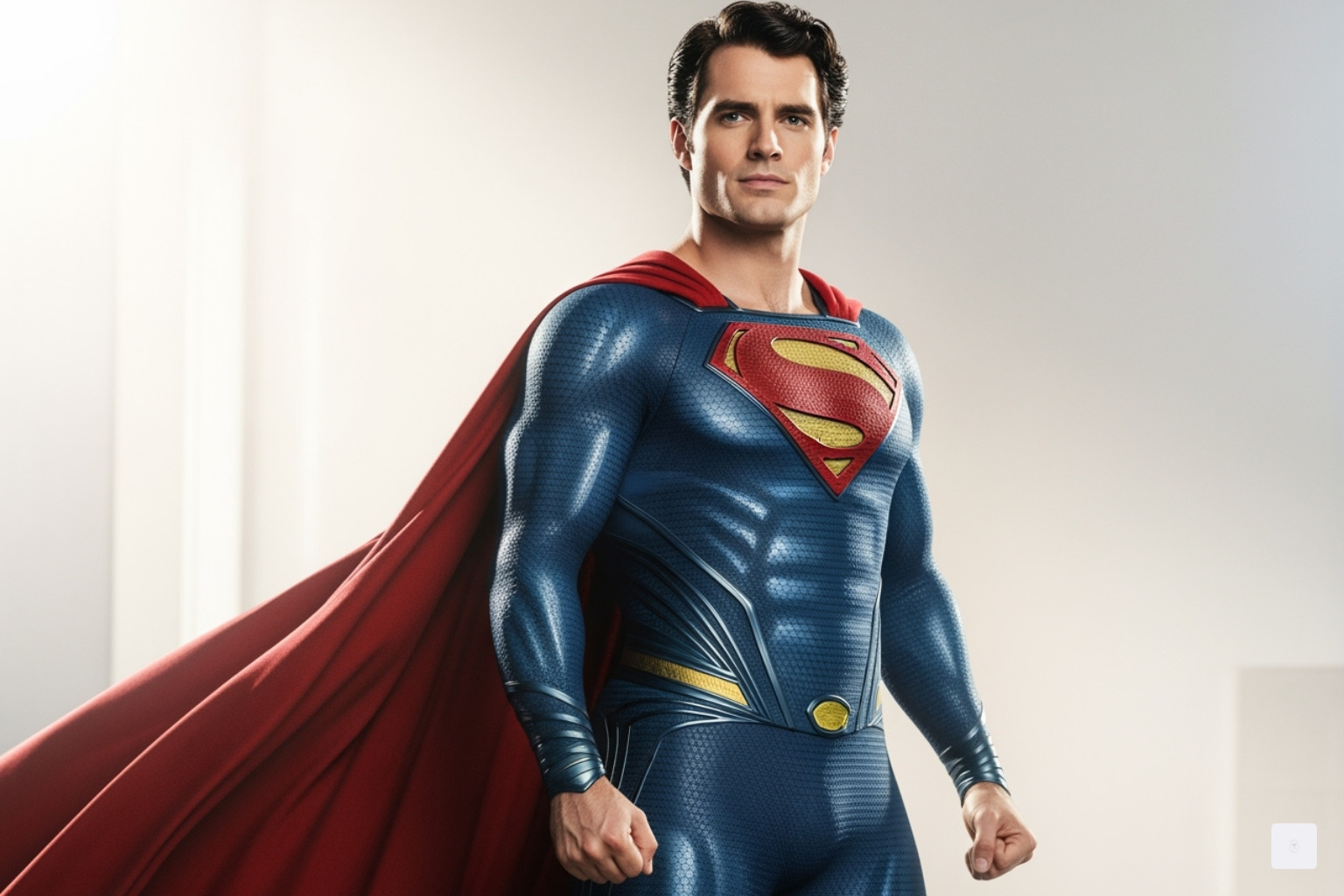 Official 'Superman' suit reveal posted by James Gunn - david corenswet