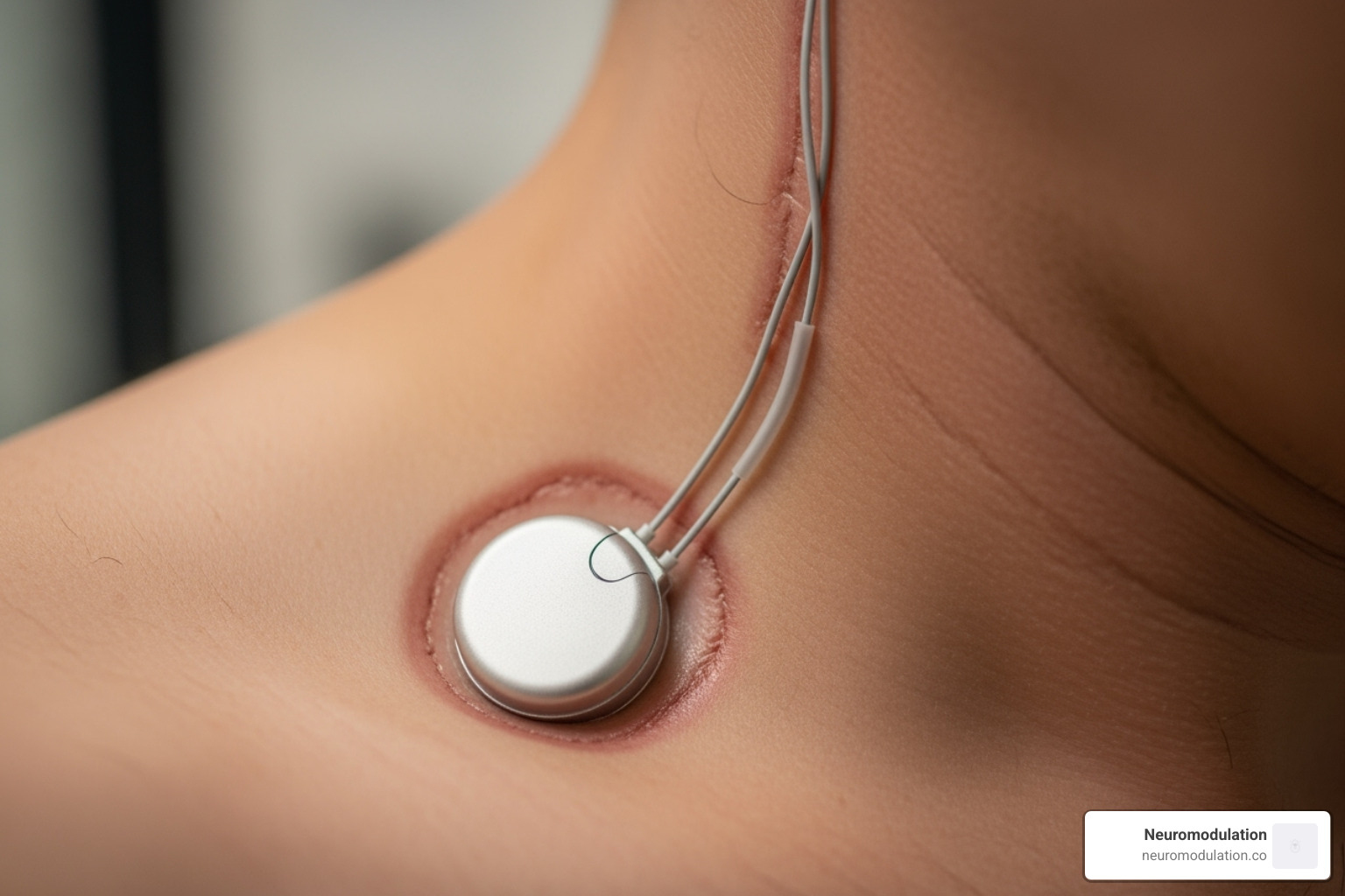 Implantable VNS device placement - vegas nerve