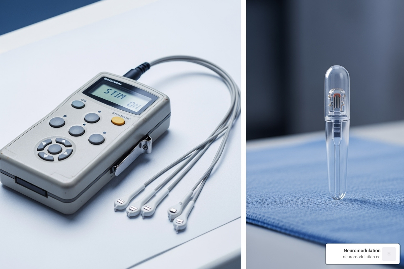 Comparison of an older, larger peripheral nerve stimulation device with a modern, miniaturized, wireless device - peripheral nerve stimulation indications