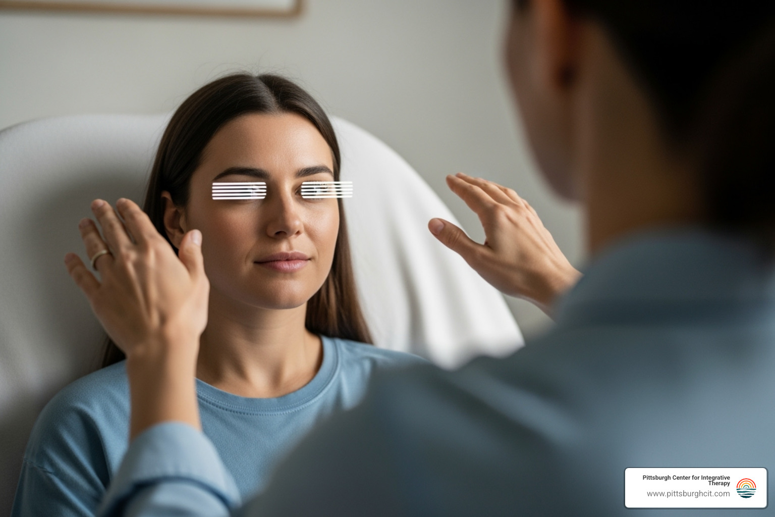 infographic explaining bilateral stimulation - EMDR Therapy Pittsburgh