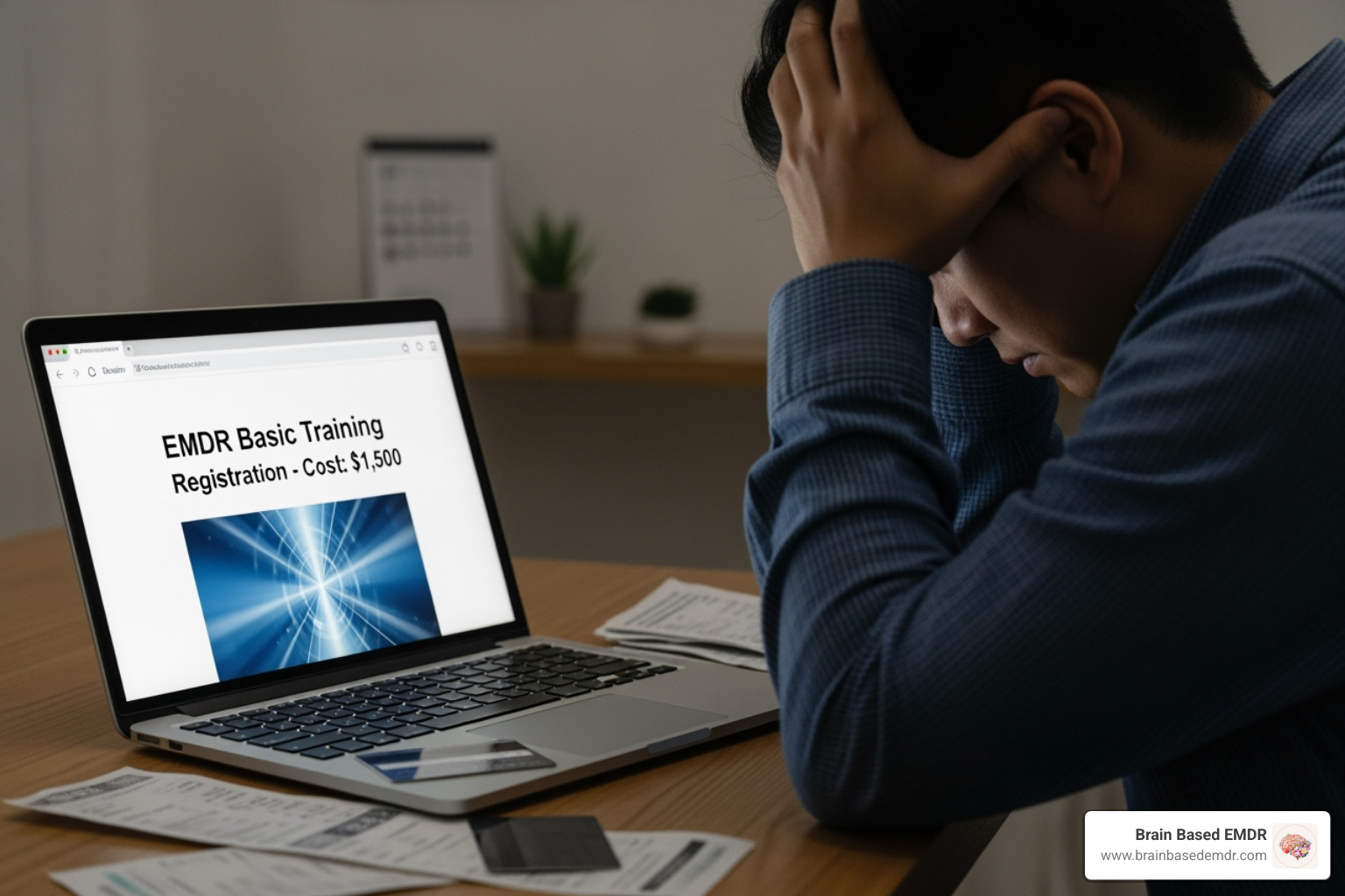 a calendar and a calculator symbolizing planning and budgeting for training - emdr basic training cost