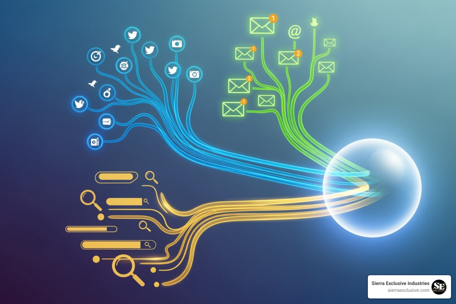 digital marketing channels (social, email, search) - what is lead generation in digital marketing