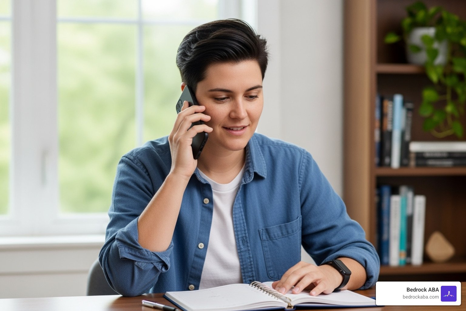 a person on the phone scheduling an appointment - behavioral health utah county a person on the phone scheduling an appointment - behavioral health utah county