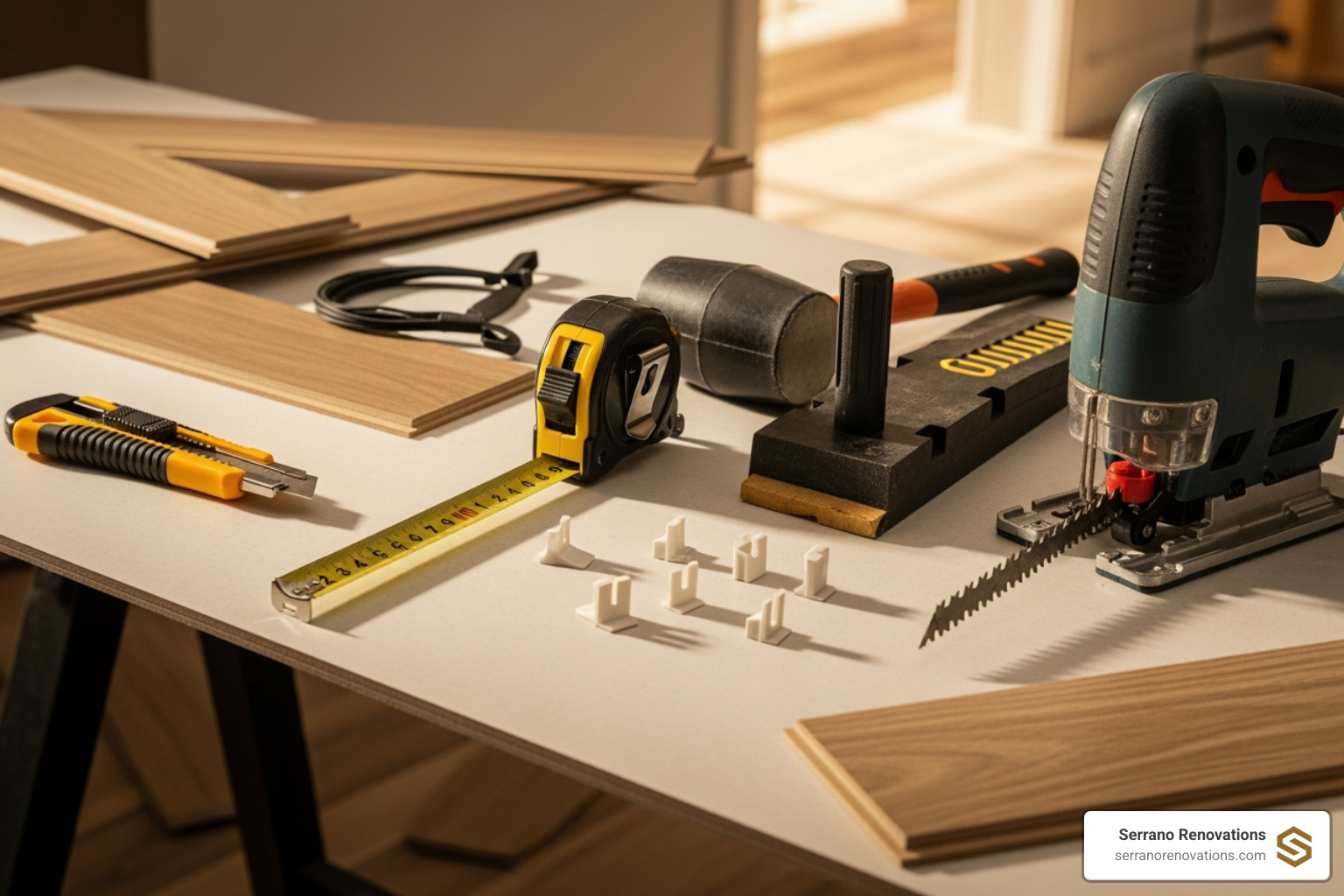 Tools for DIY LVP flooring installation - cost to install lvp flooring