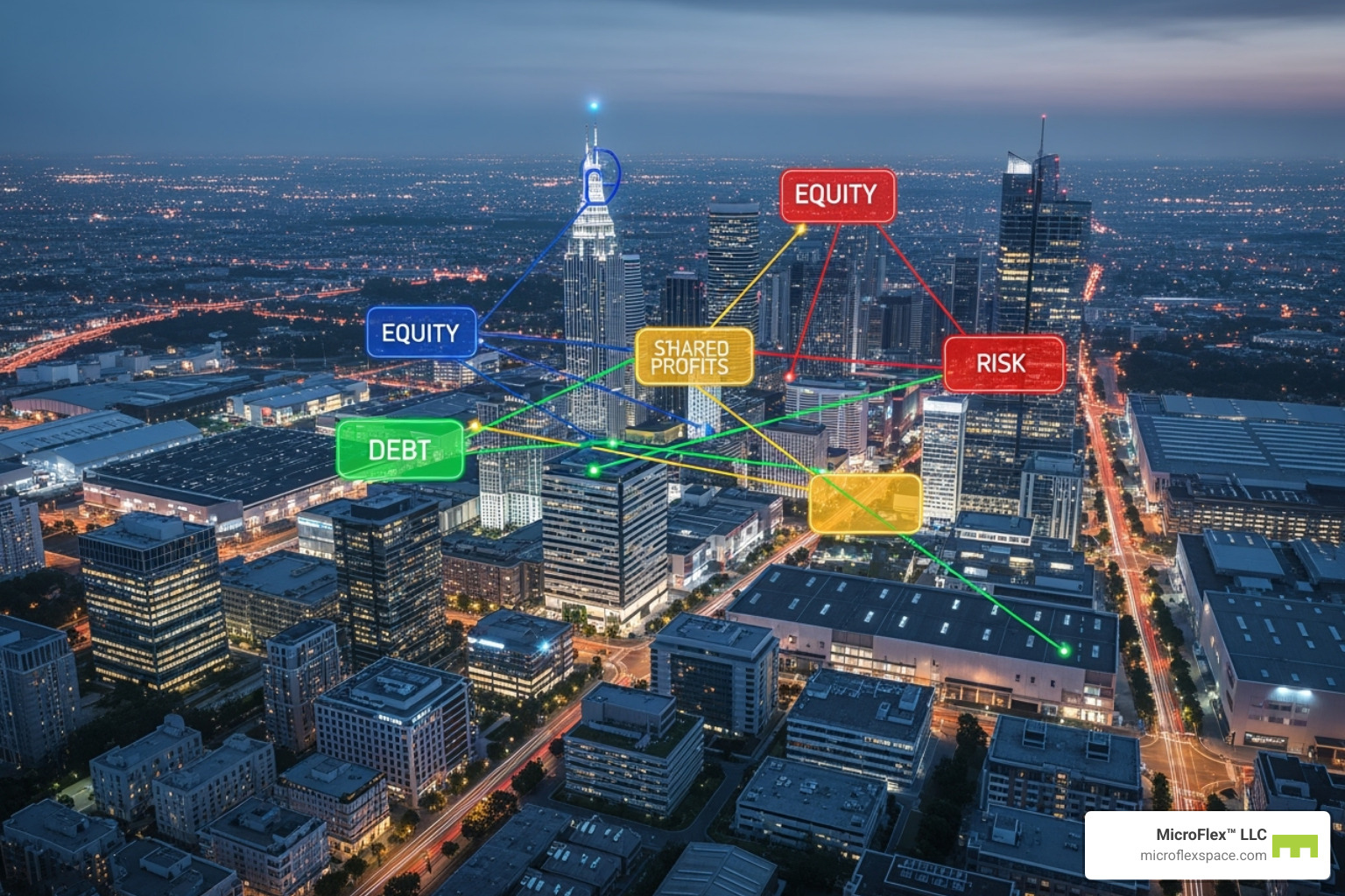 Flowchart showing different commercial lease types and their expense allocations - business real estate lease