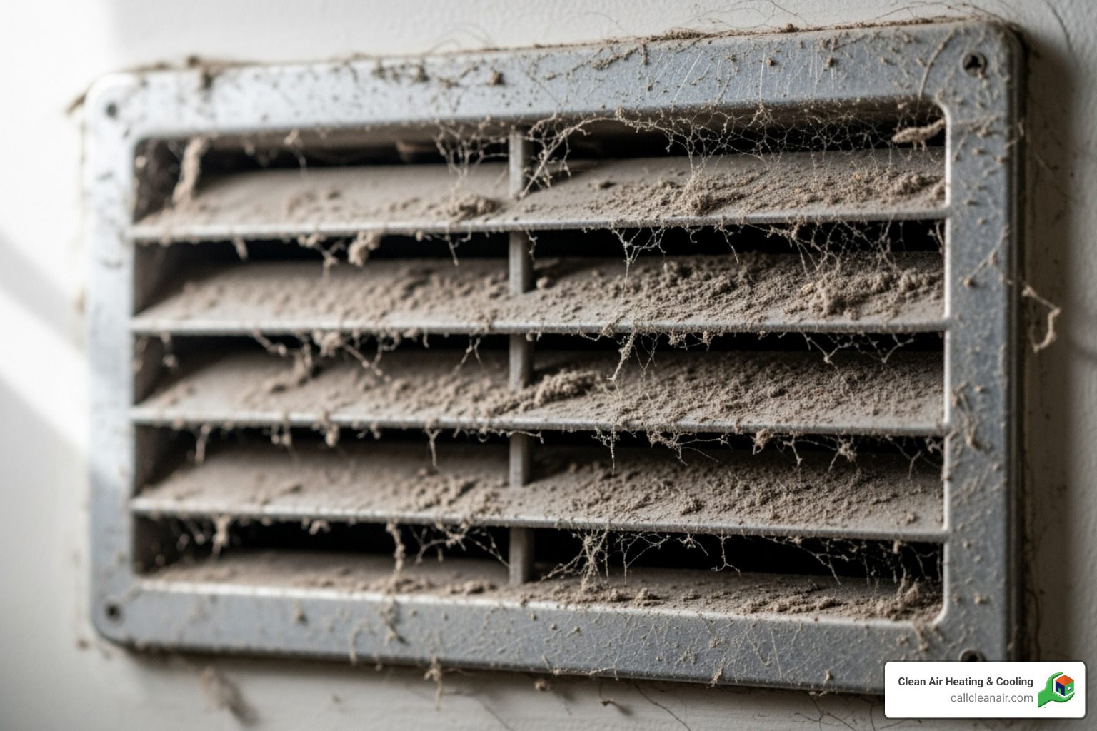 dusty air vent - indoor air quality professional