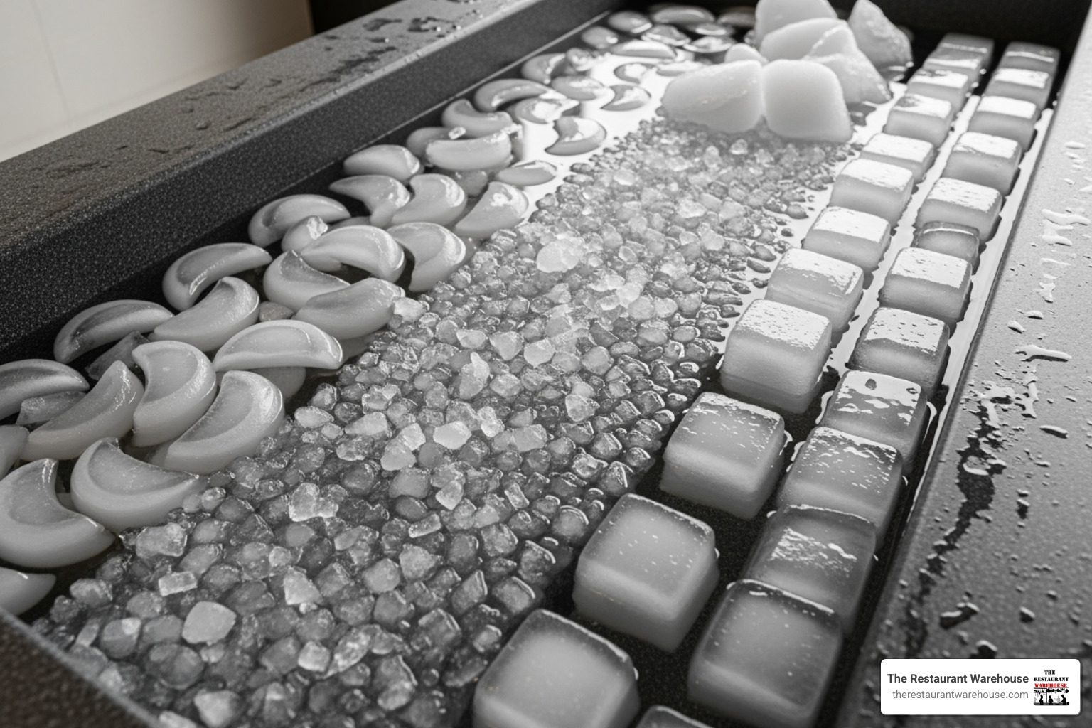 side-by-side setup of an ice bath with loose ice from different ice makers - ice maker for ice bath side-by-side setup of an ice bath with loose ice from different ice makers - ice maker for ice bath