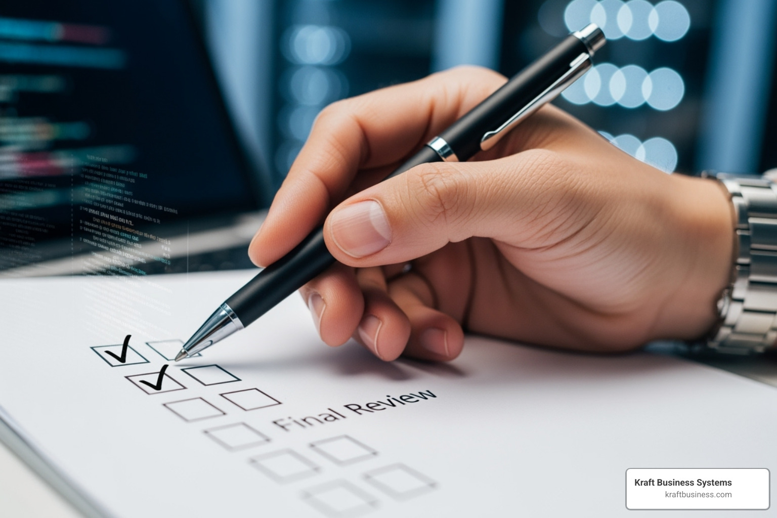 checklist for selecting an IT partner - it services services