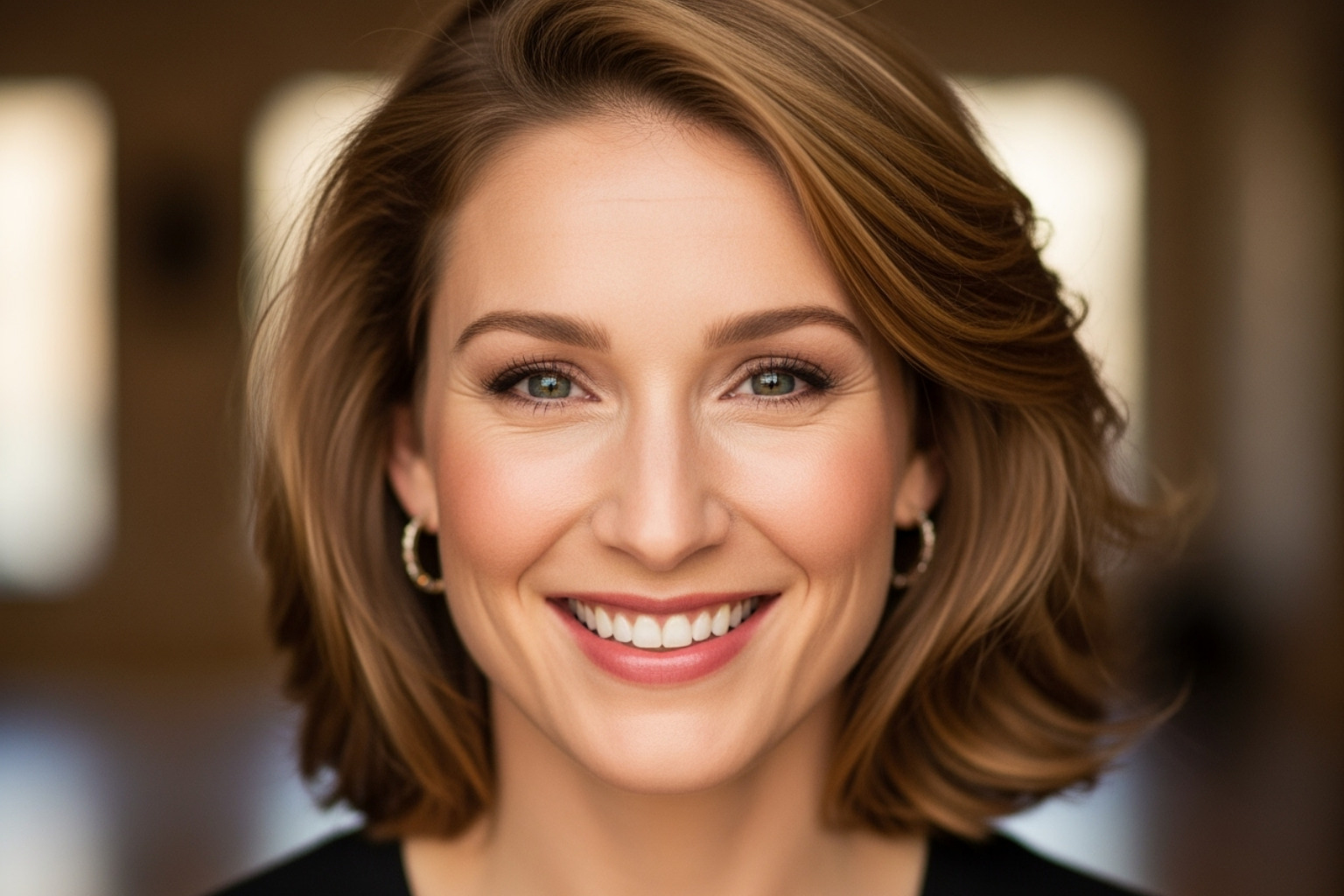 Recent smiling Mary Lou Retton - mary lou retton